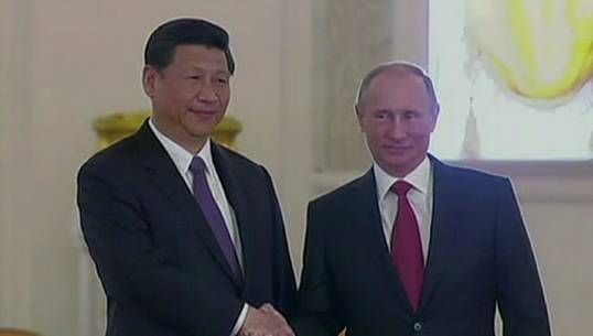 ประธานาธิบดีจีนหารือกับประธานาธิบดีรัสเซีย