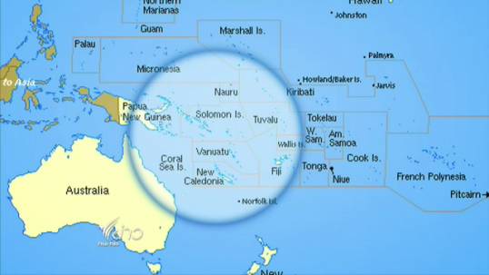 แผ่นดินไหว 8 ริกเตอร์ ใกล้เกาะโซโลมอน-เตือนสึนามิแถบมหาสมุทรแปซิฟิคใต้