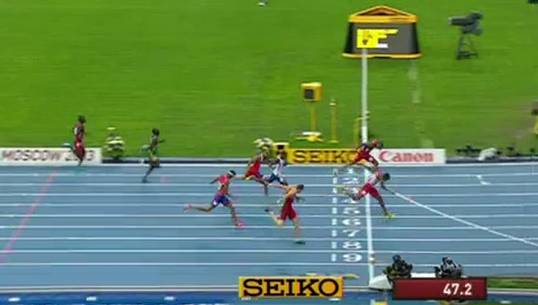"เจฮู กอร์ดอน" คว้าแชมป์วิ่งข้ามรั้ว 400 ม.ชาย ในกรีฑาชิงแชมป์โลก