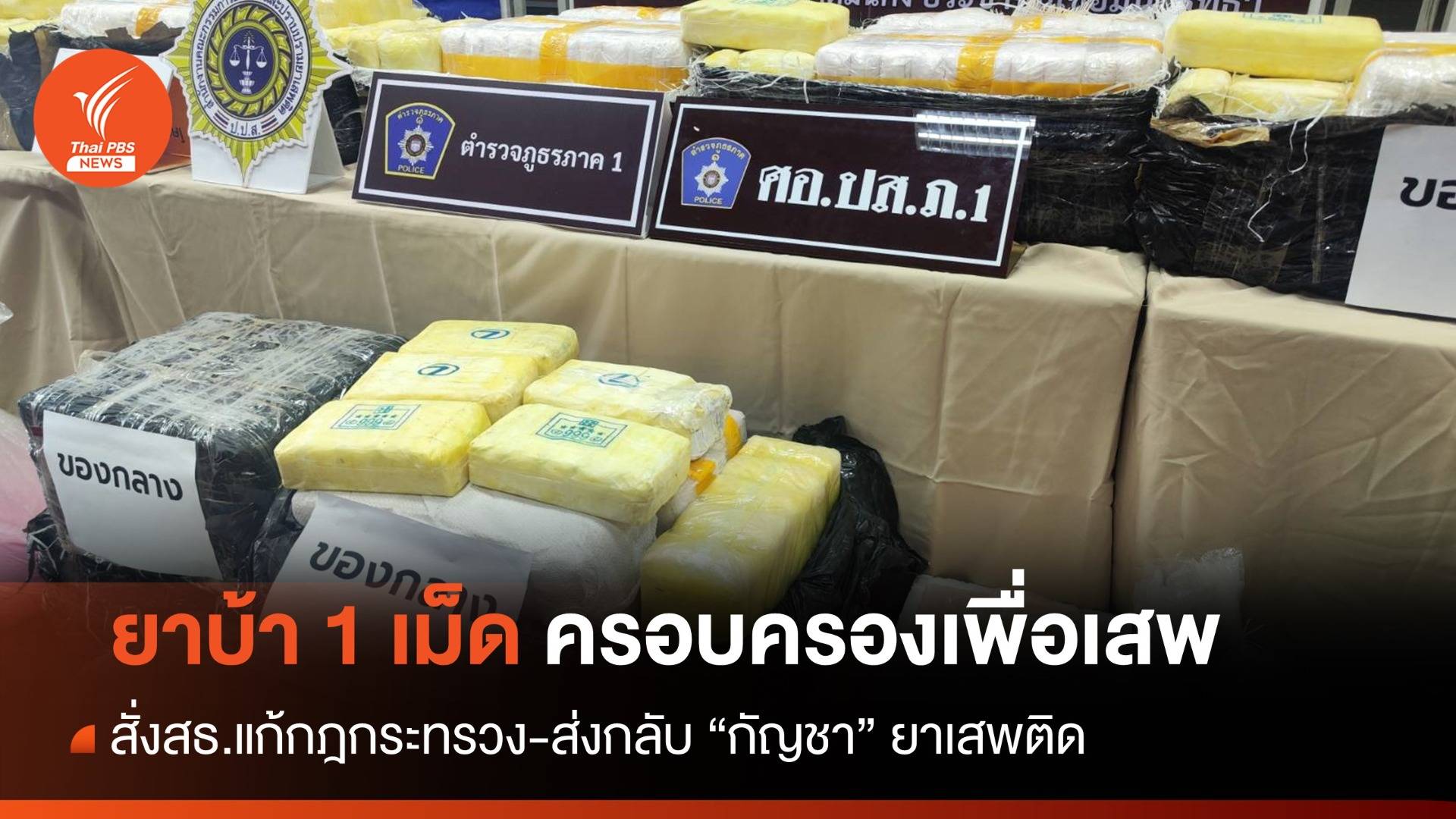 "เศรษฐา" สั่งรื้อยาบ้า 1 เม็ดผิดส่ง "กัญชา" กลับเป็นยาเสพติด 