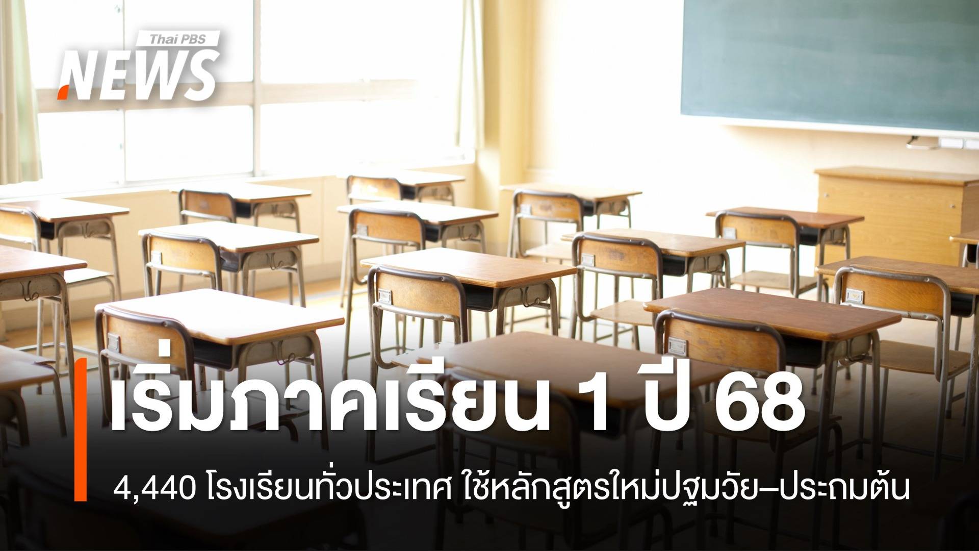 4,440 โรงเรียน ใช้หลักสูตรใหม่ปฐมวัย–ประถมต้น ภาคเรียน 1 ปี 68