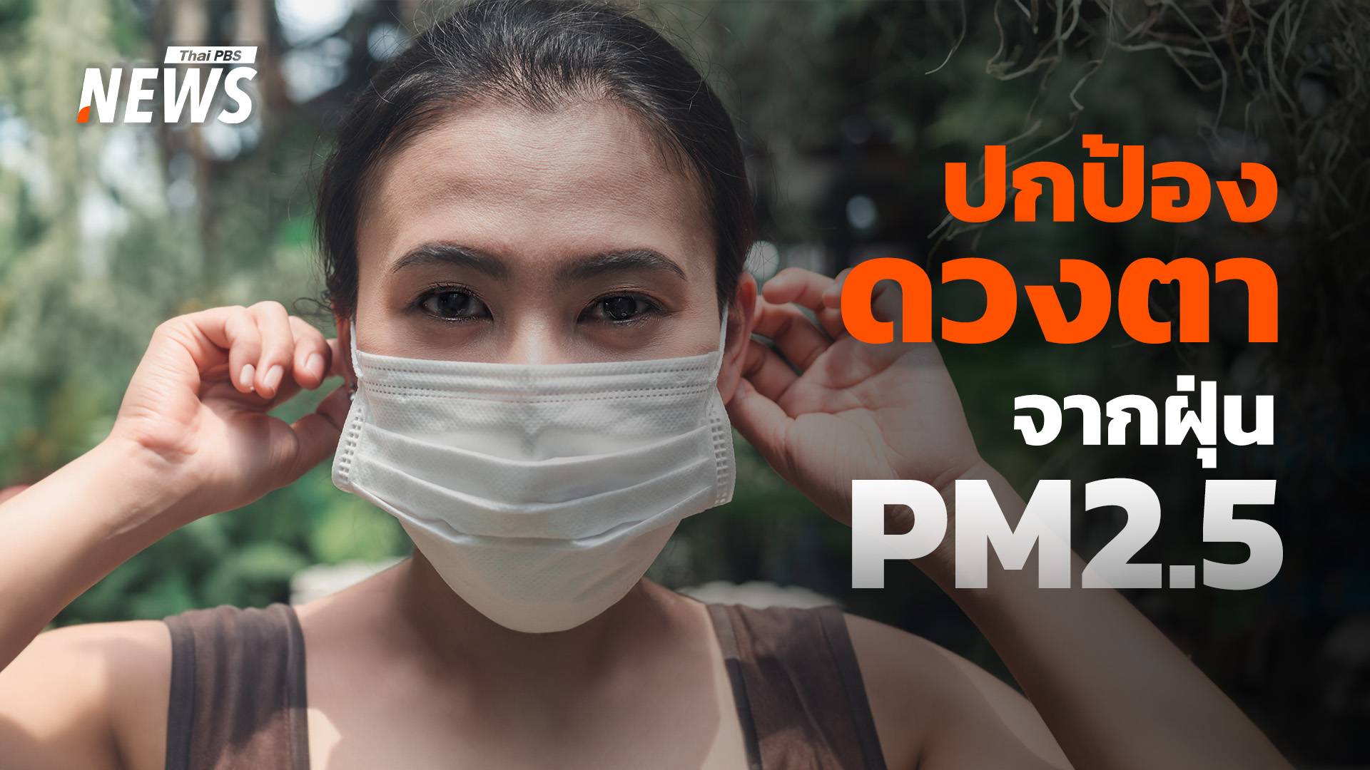 ปกป้อง "ดวงตา" จากฝุ่น PM 2.5 เจ็บตา - เคืองตา ทำอย่างไรดี