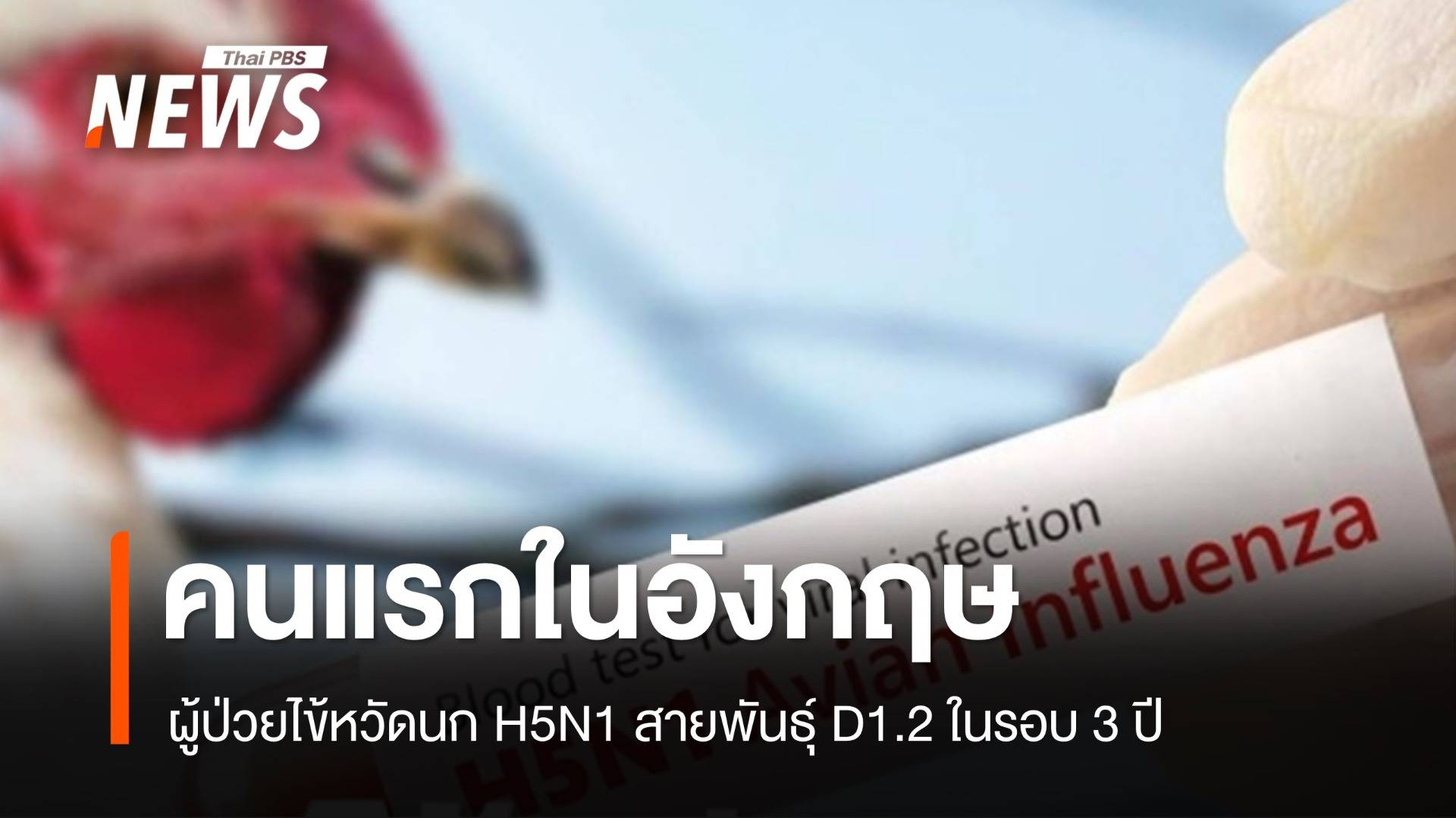 คนแรกอังกฤษ! ป่วยไข้หวัดนก สายพันธุ์ D1.2 ในรอบ 3 ปี