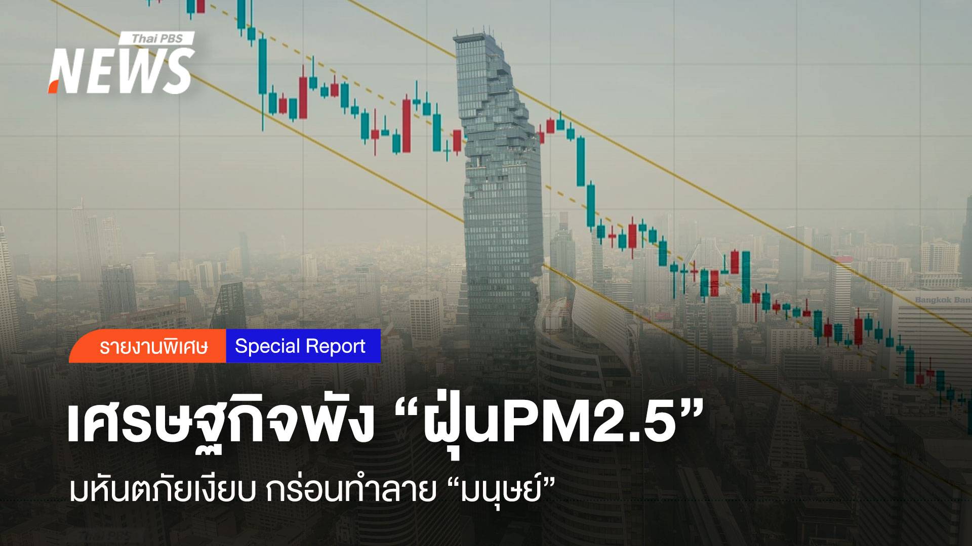 เศรษฐกิจพัง "ฝุ่นPM2.5" มหันตภัยเงียบ กร่อนทำลาย "มนุษย์"