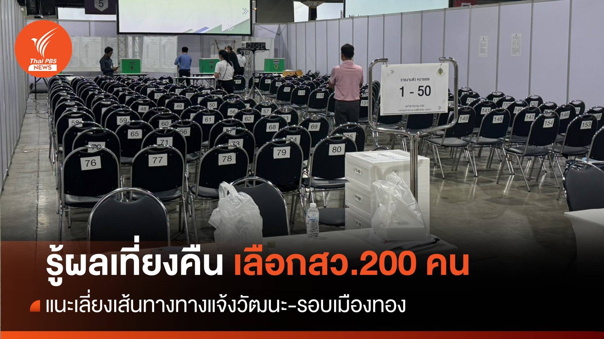 รู้ผลเที่ยงคืน! เลือก สว.ระดับประเทศ 26 มิ.ย.เลี่ยงเส้นทางแจ้งวัฒนะ