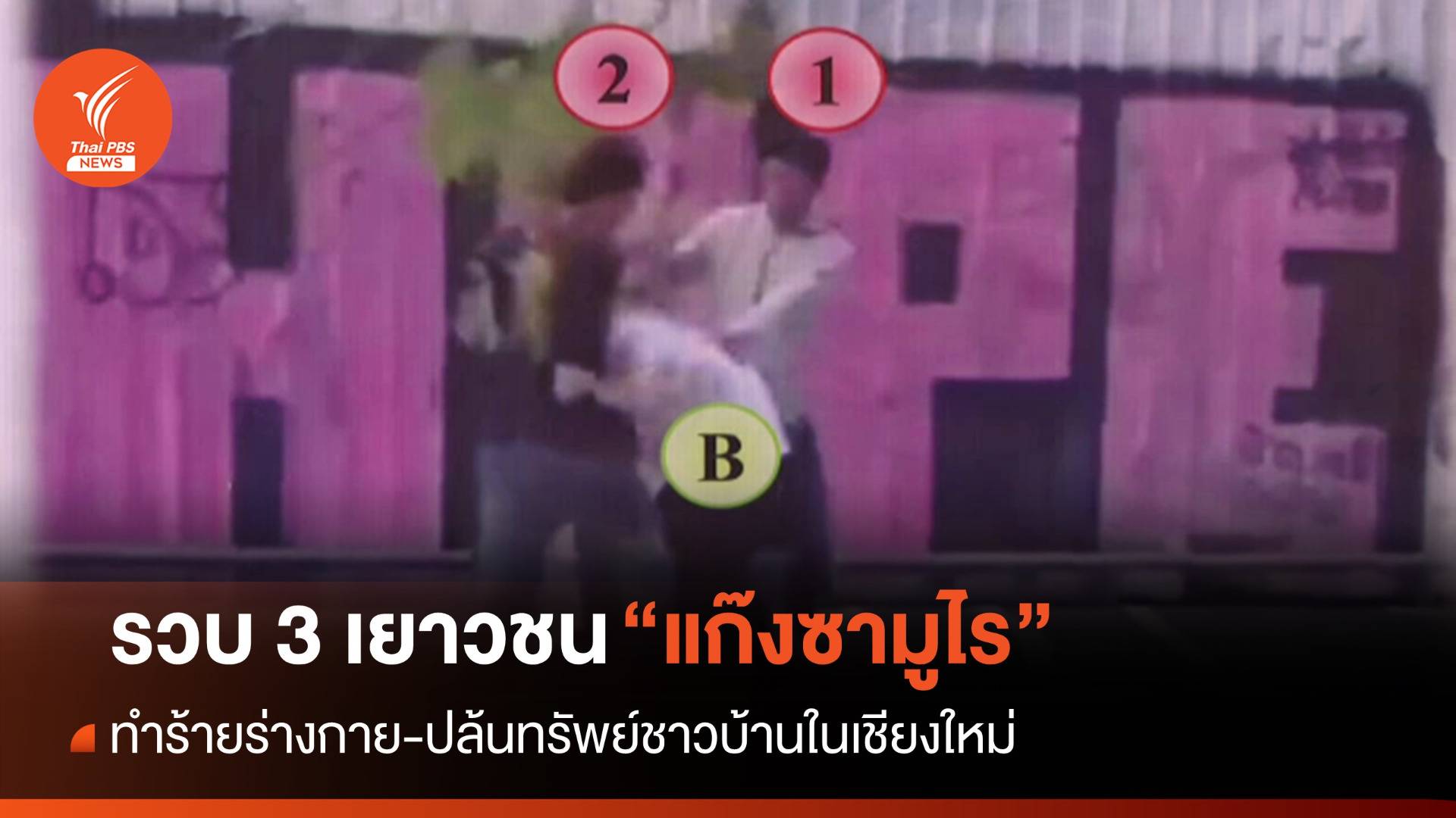 ตร.เชียงใหม่รวบ "แก๊งซามูไร" ทำร้าย-ปล้นทรัพย์ชาวบ้าน