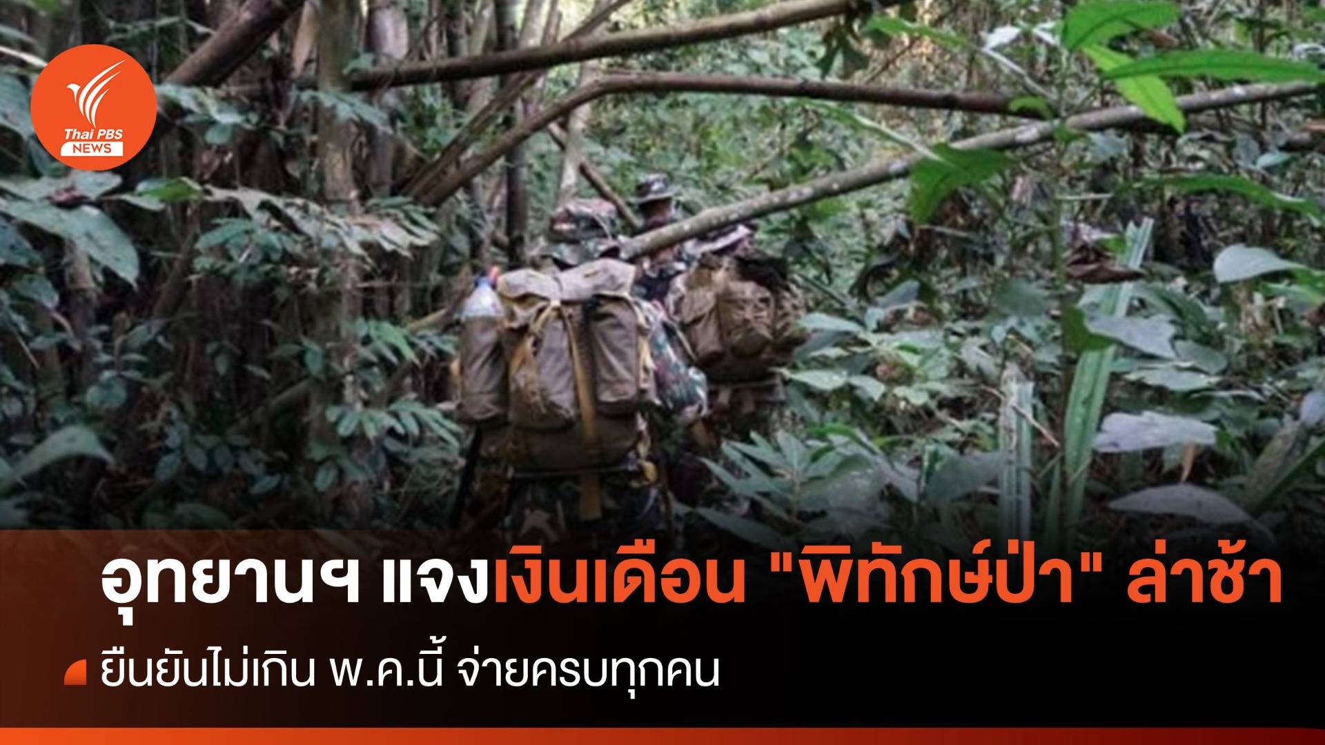 กรมอุทยานฯ แจงปม "เงินเดือนพิทักษ์ป่า" ล่าช้า ยันได้ไม่เกิน พ.ค.นี้