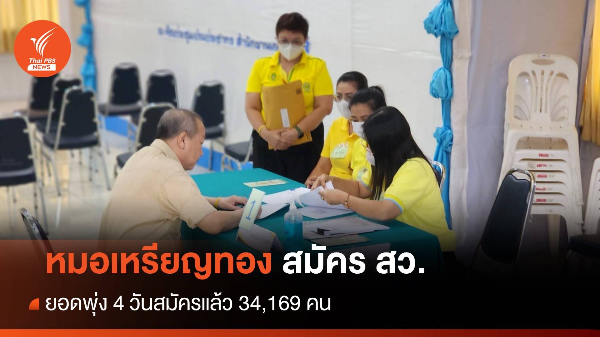 ยอดพุ่งสมัคร สว. 34,169 คน "หมอเหรียญทอง" ลงชิงเขตหลักสี่