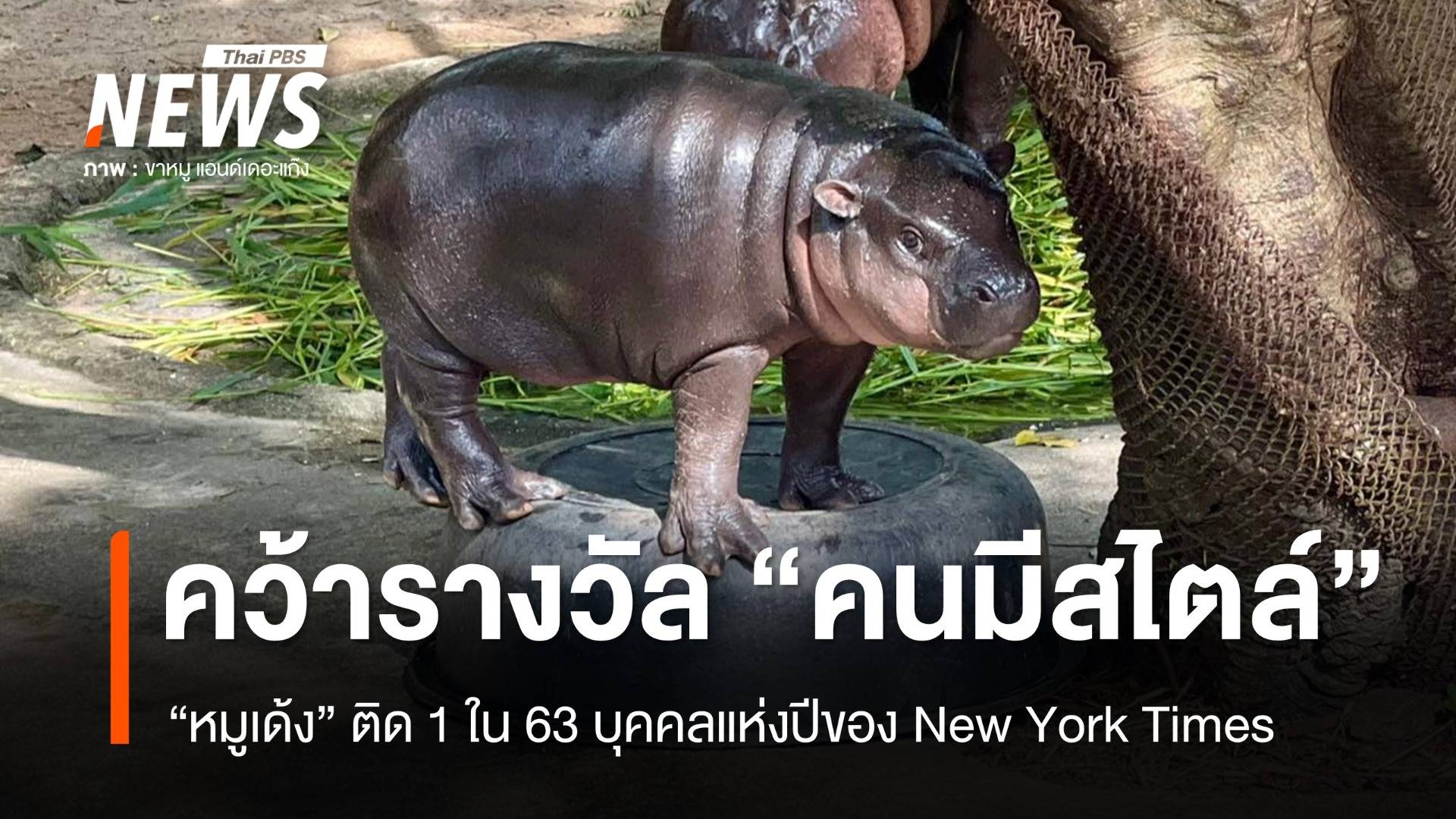 "หมูเด้ง" คว้า 1 ใน 63 บุคคลมีสไตล์แห่งปีของ New York Times