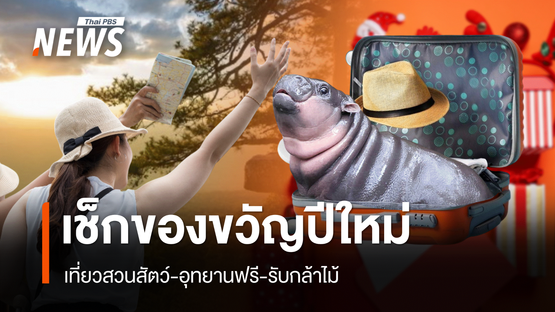 เช็กของขวัญปีใหม่! ทส.เปิดเที่ยวอุทยาน-สวนสัตว์ฟรี 