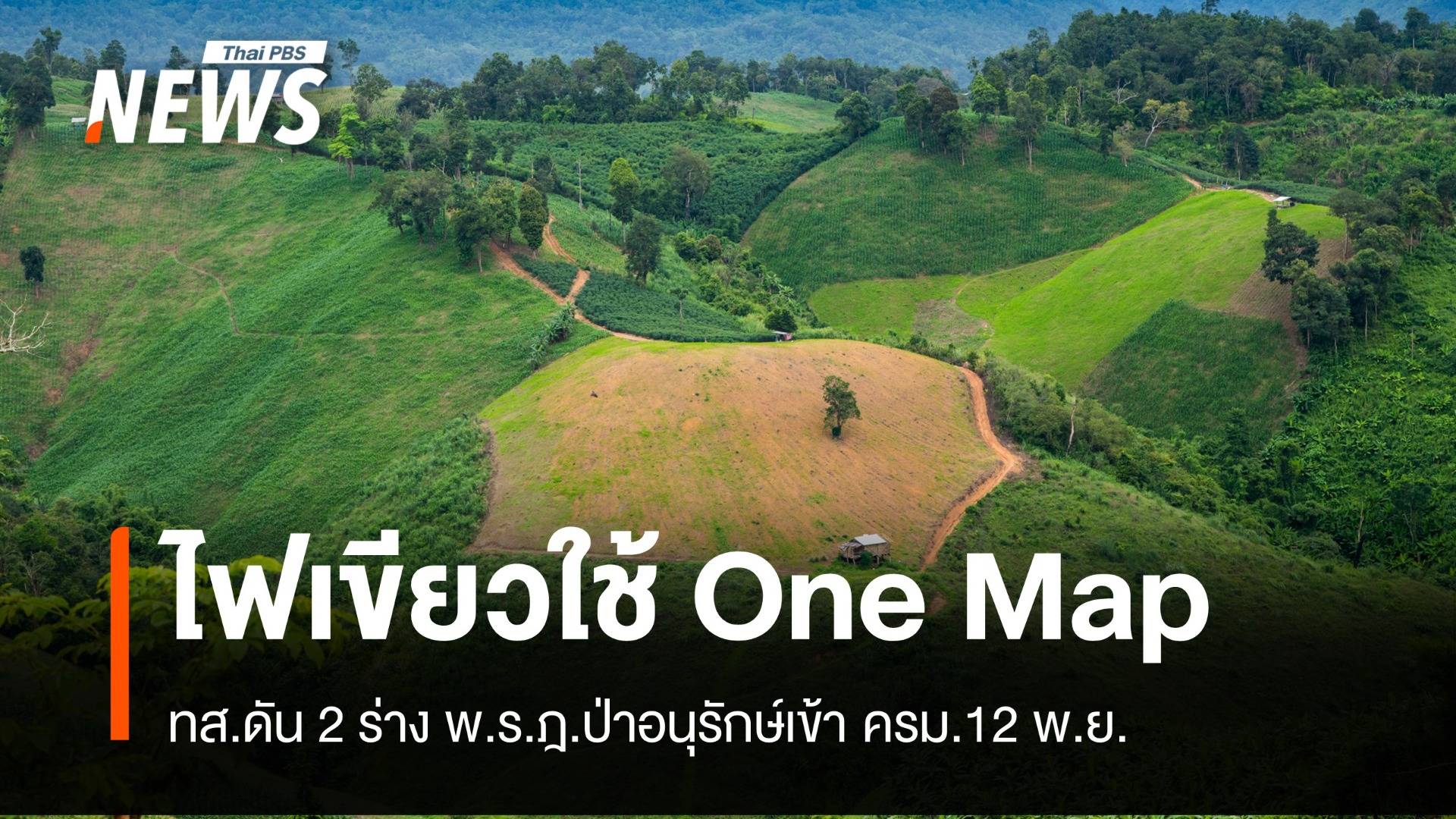 เคาะ One Map สางที่ดิน ทส.ชงพ.ร.ฎ.ป่าอนุรักษ์เข้าครม.12 พ.ย. 