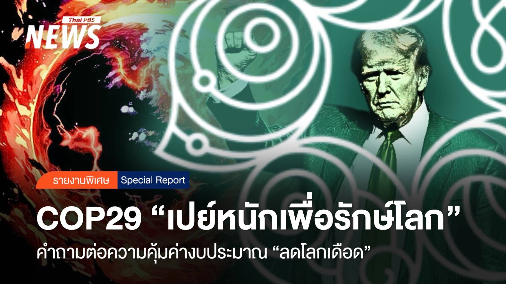 "เปย์หนักเพื่อรักษ์โลก" COP29 ความคุ้มค่างบ "ลดโลกเดือด"