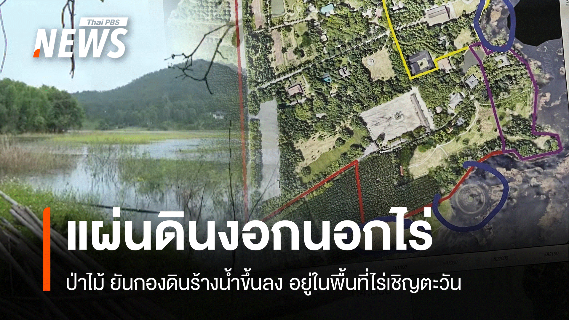 "ป่าไม้" ตอบปมแผ่นดินงอกไร่เชิญตะวัน แค่น้ำห้วยสักขึ้นลง