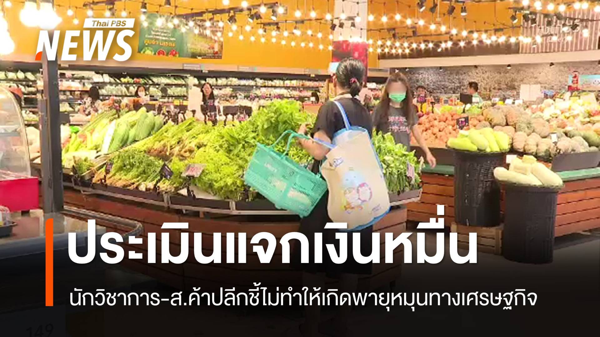 นักวิชาการ-สมาคมค้าปลีกประเมินแจกเงิน 10,000 พายุไม่หมุน