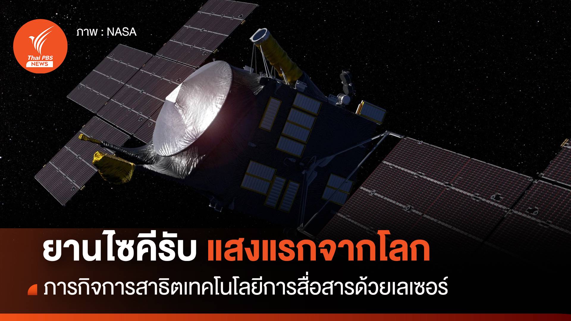 “ยานไซคี” รับและส่ง “สัญญาณเลเซอร์” สำเร็จเป็นครั้งแรก