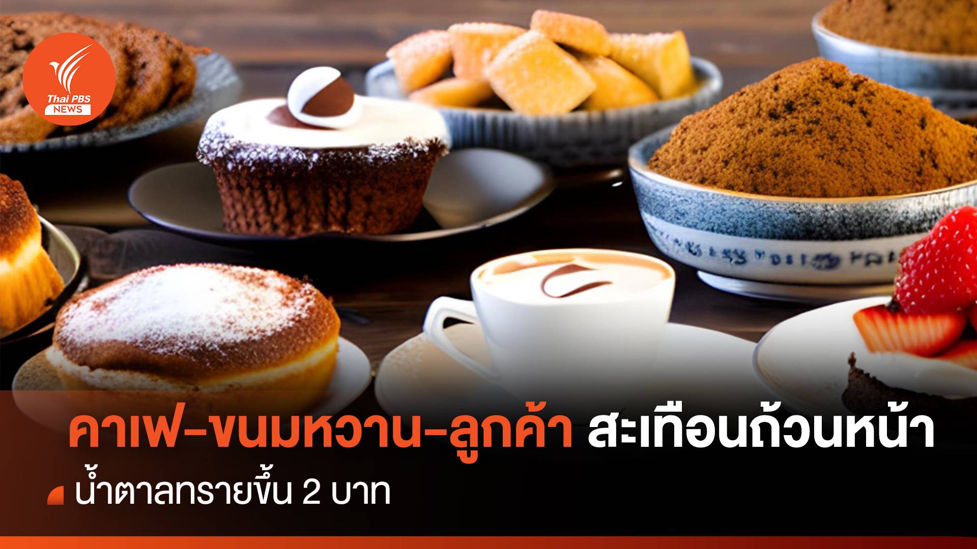 "คาเฟ-ขนมหวาน-ลูกค้า" สะเทือนถ้วนหน้า น้ำตาลทรายขึ้น 2 บาท