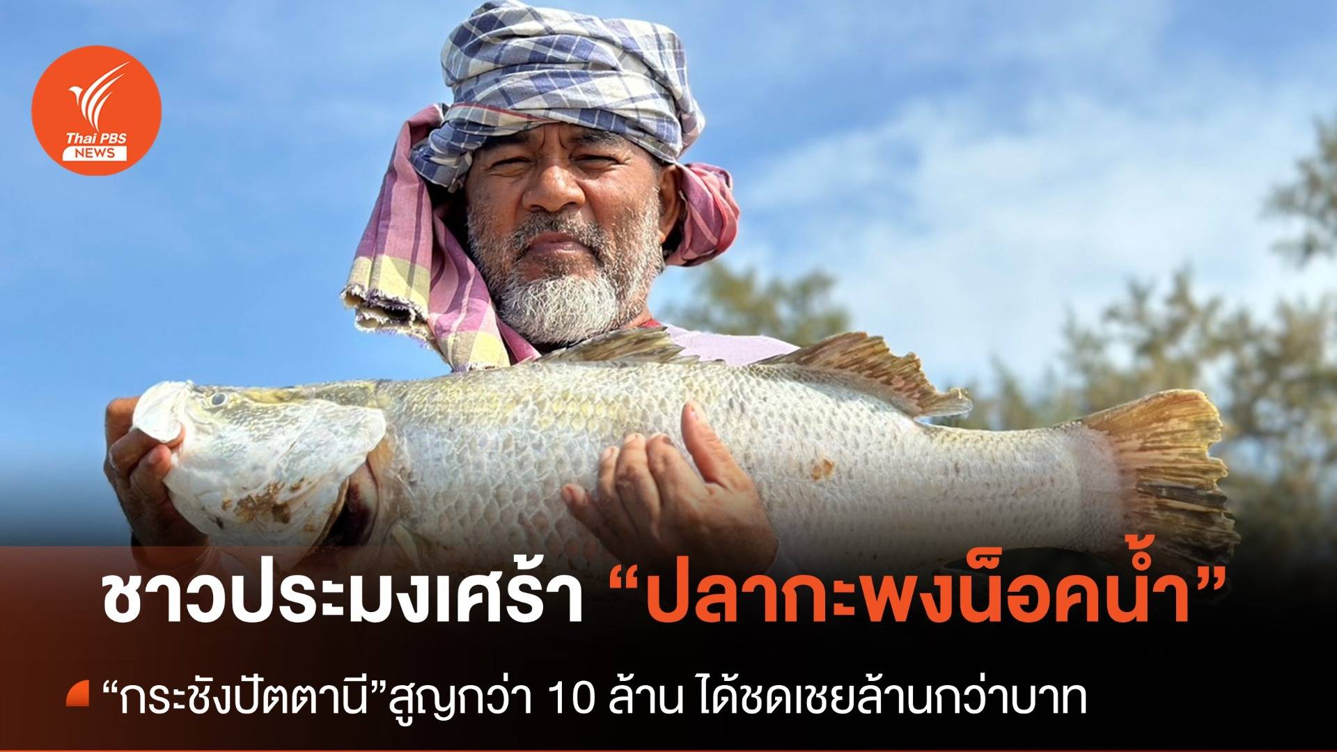 พิษน้ำท่วมปัตตานี ! “ปลากะพง” น็อคน้ำ สูญกว่า 10 ล้าน ได้ชดเชยแค่กว่าล้านบาท