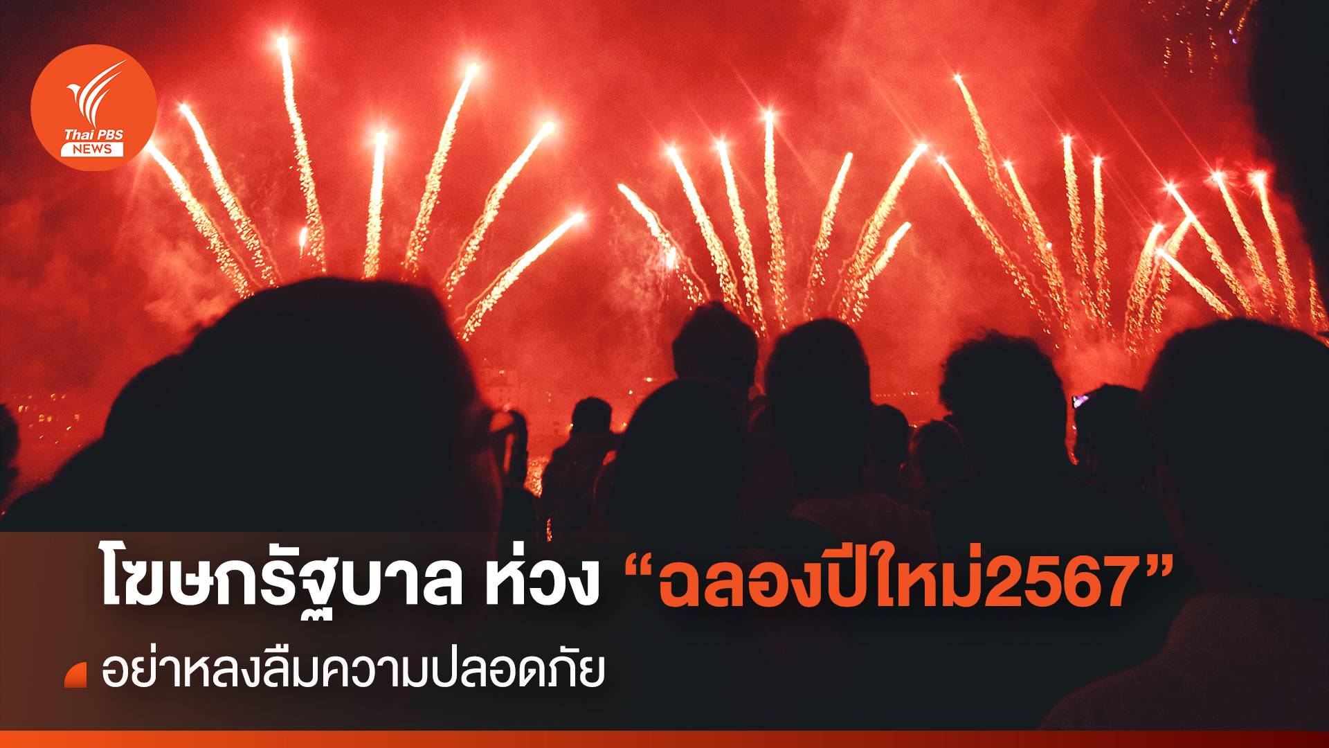 โฆษกรัฐบาล ห่วง "ฉลองปีใหม่2567" อย่าหลงลืมความปลอดภัย