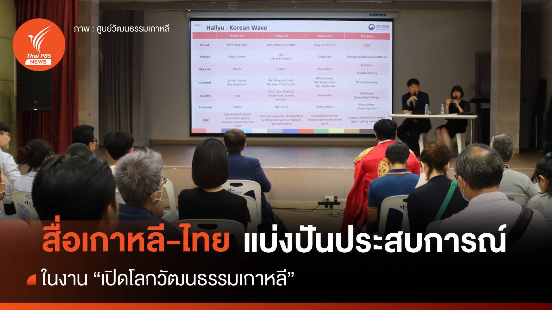 "เปิดโลกวัฒนธรรมเกาหลี" แลกเปลี่ยนงานข่าว เกาหลี-ไทย