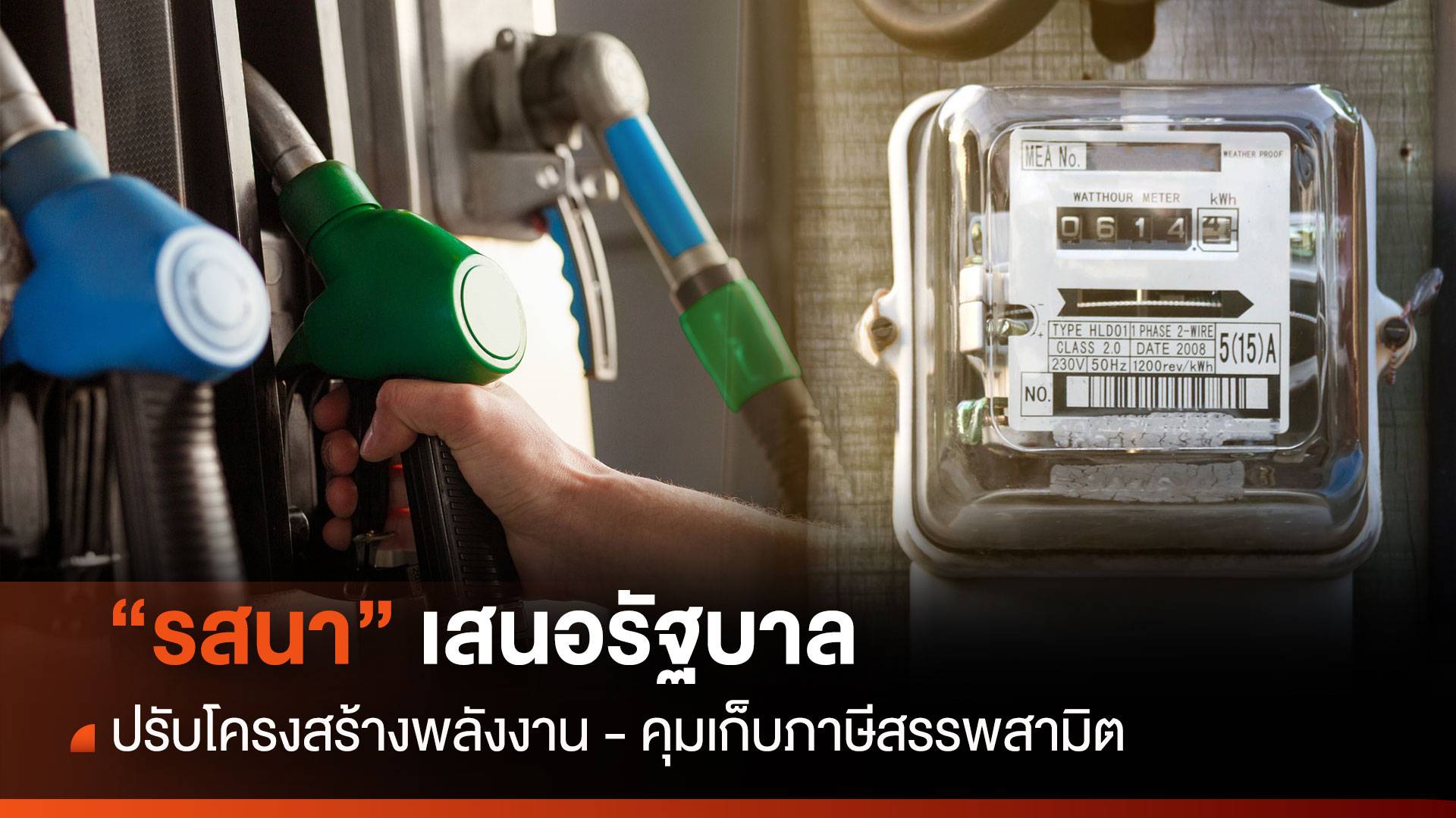 "รสนา" เสนอรัฐบาล "ปรับโครงสร้างพลังงาน - คุมเก็บภาษีสรรพสามิต"