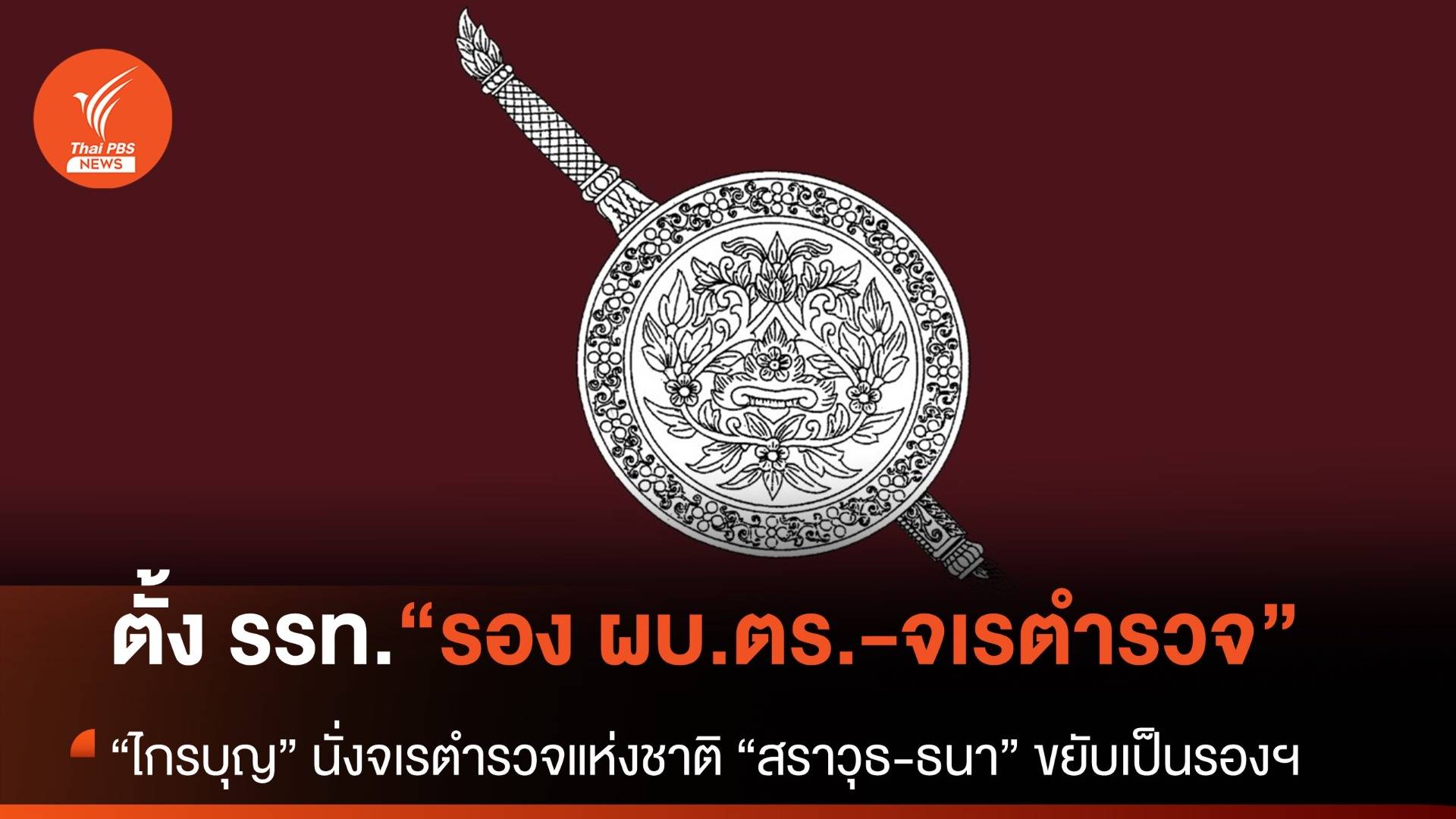 “ผบ.ตร.” แต่งตั้งรักษาราชการแทน “รองผบ.ตร.-จเรตำรวจ”
