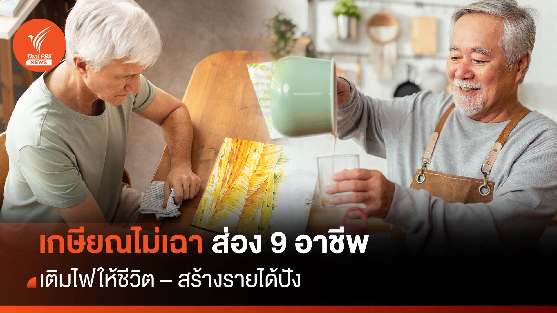 เกษียณไม่เฉา ส่อง 9 อาชีพเติมไฟให้ชีวิต - สร้างรายได้ปัง