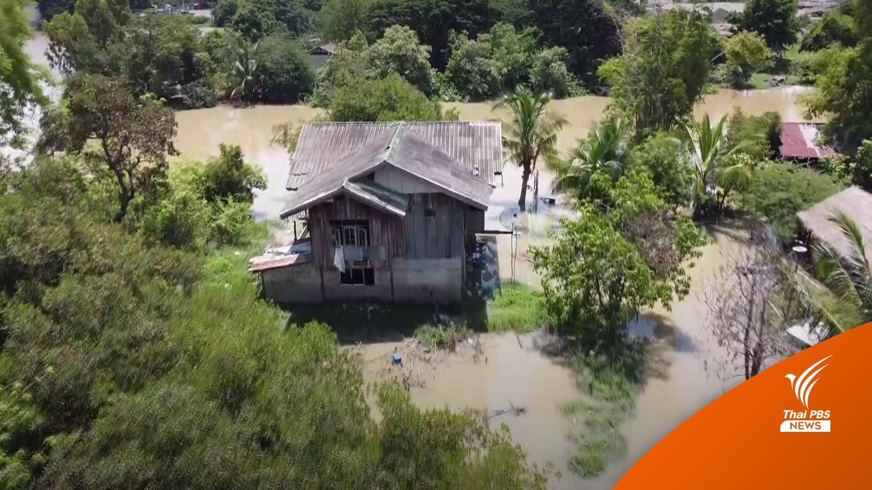 น้ำมูลล้นตลิ่งท่วมบ้าน-พื้นที่เกษตร โคราชเตือน เฝ้าระวัง 3 อำเภอ