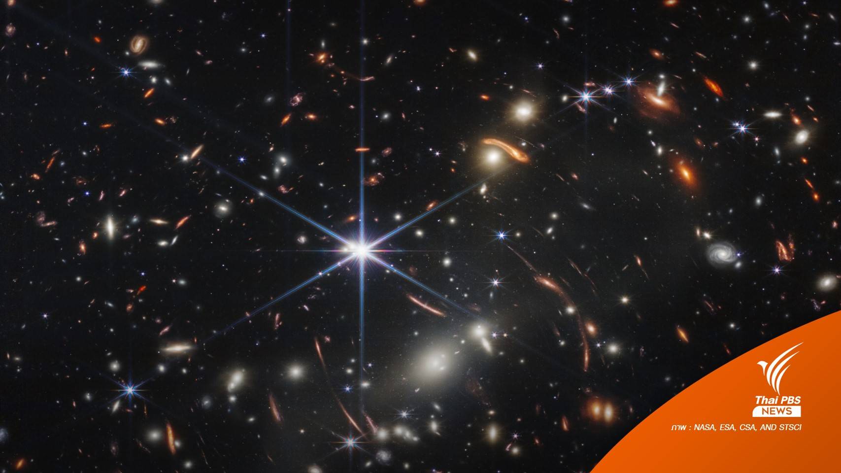 ภาพแรกสุดชัดจากเจมส์ เว็บบ์ "กระจุกกาแล็กซี SMACS 0723"