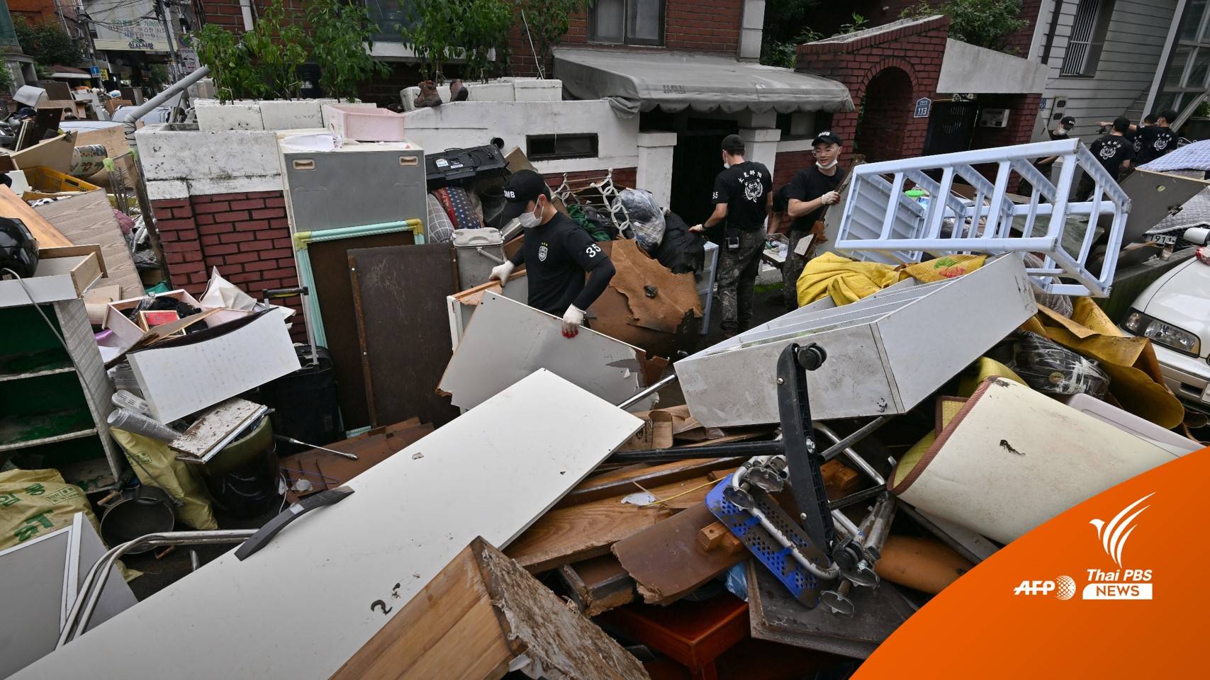 กรุงโซลสั่งห้ามใช้บ้านกึ่งใต้ดิน "พันจีฮา" หลังน้ำท่วมทำเสียชีวิต 3 คน