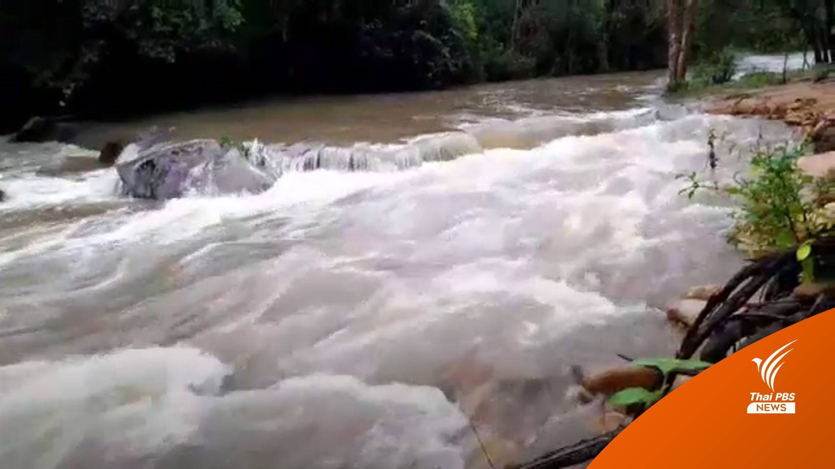 น้ำป่าเขาใหญ่ไหลหลากท่วม จ.ปราจีนบุรี