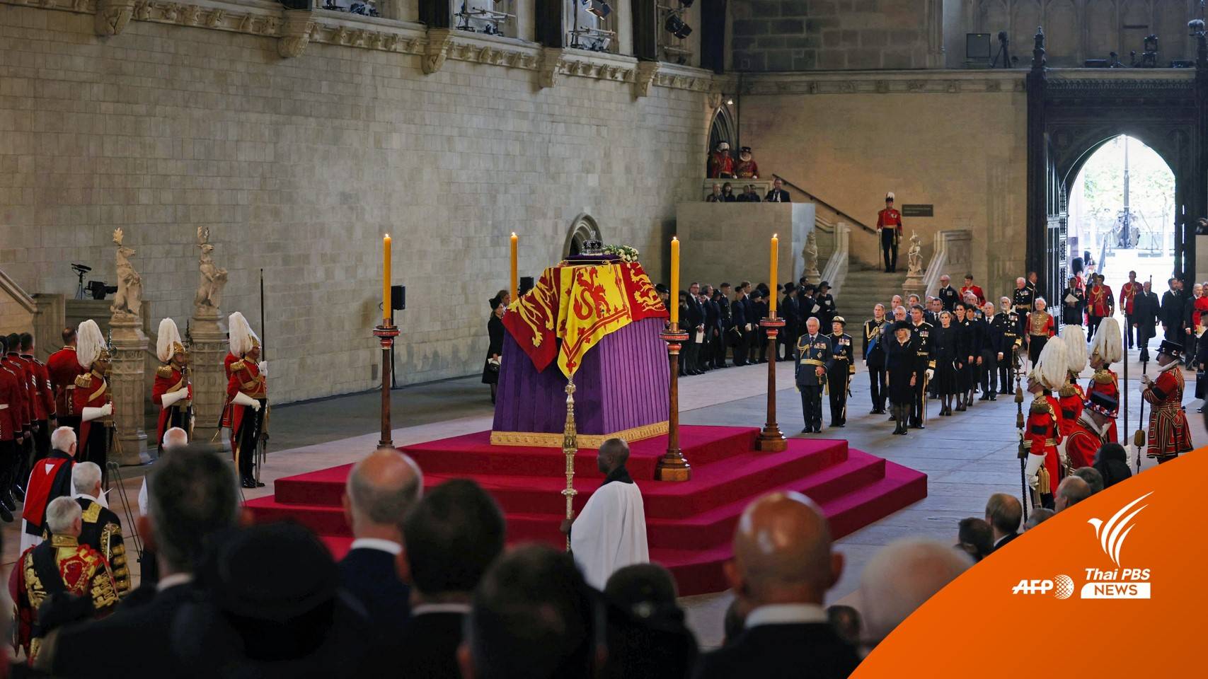 ประดิษฐานพระบรมศพ "สมเด็จพระราชินีนาถเอลิซาเบธที่ 2"