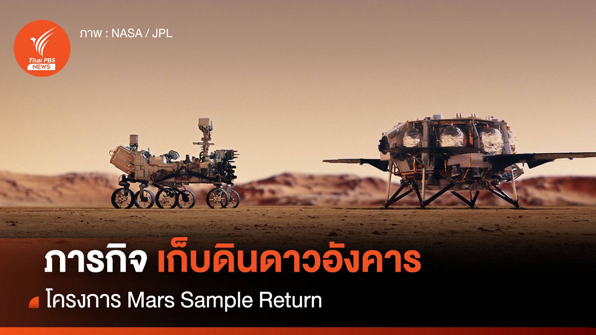 Mars Sample Return รู้จักภารกิจส่งดินจากดาวอังคารกลับโลก