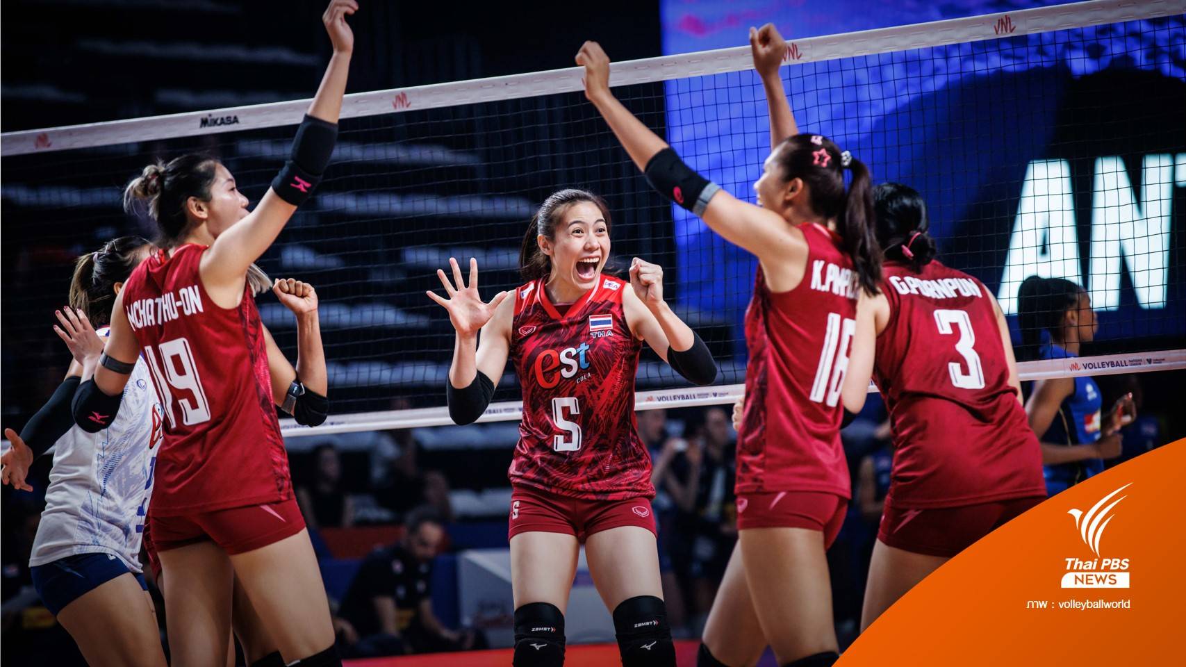 เปิดสถิติ นักตบลูกยางสาวไทย - แคนาดา ก่อนดวลศึกเนชันส์ ลีก วันนี้ 18.00 น.