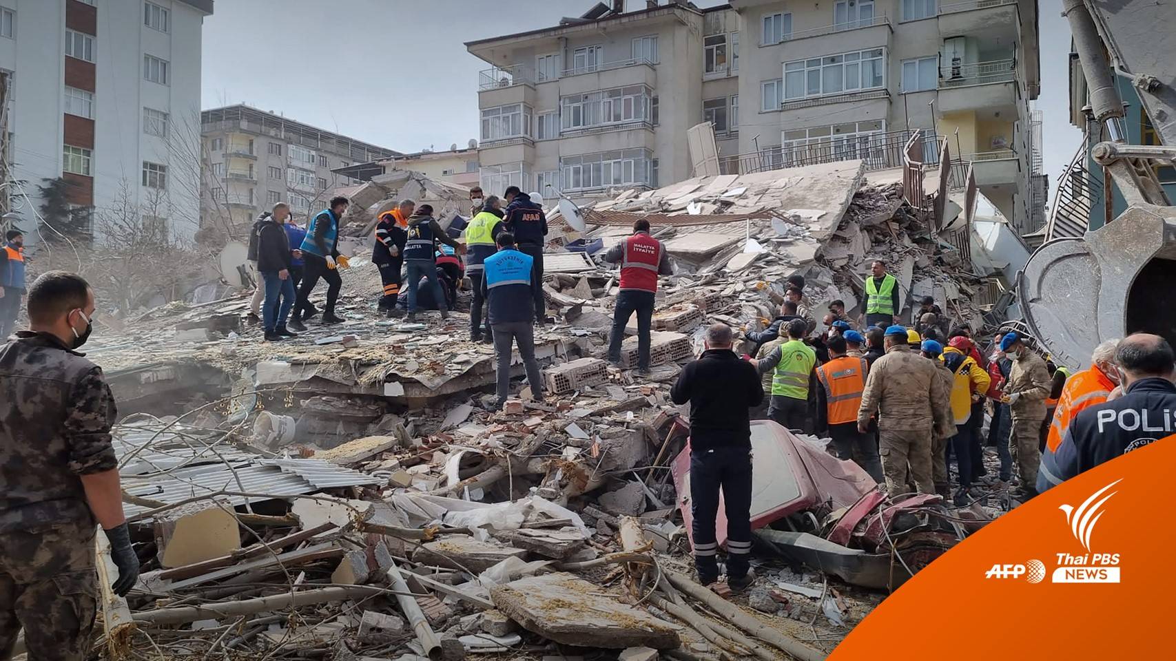 ตุรกีเผชิญแผ่นดินไหวรอบใหม่ขนาด 5.6 เสียชีวิต 1 คน