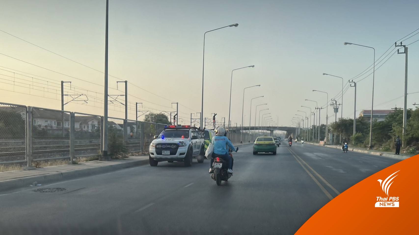 มูลนิธิป่อเต็กตึ๊ง รับแจ้งเหตุรถไฟชนคนเสียชีวิตที่สถานีหลักหก