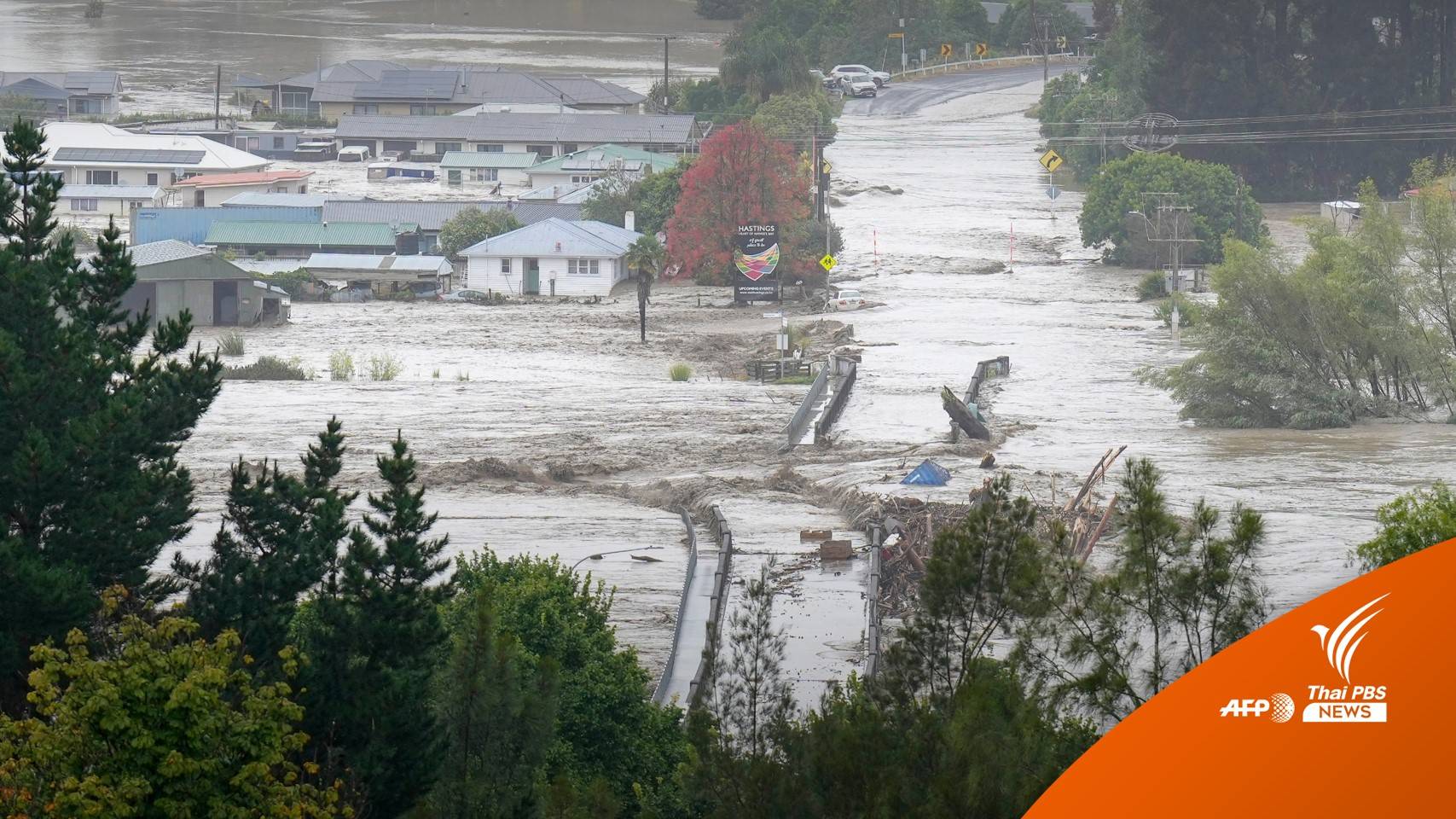 "นิวซีแลนด์" เสียหายหนักหลังพายุพัดถล่ม ประชาชน 2,500 คนไร้ที่อยู่ 