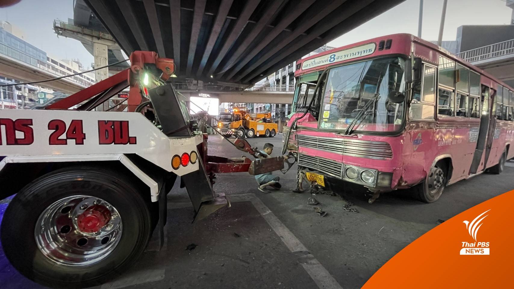 กรมขนส่งฯ ลงดาบ "คนขับรถเมล์สาย 8" ปรับเงิน-พักใบอนุญาต