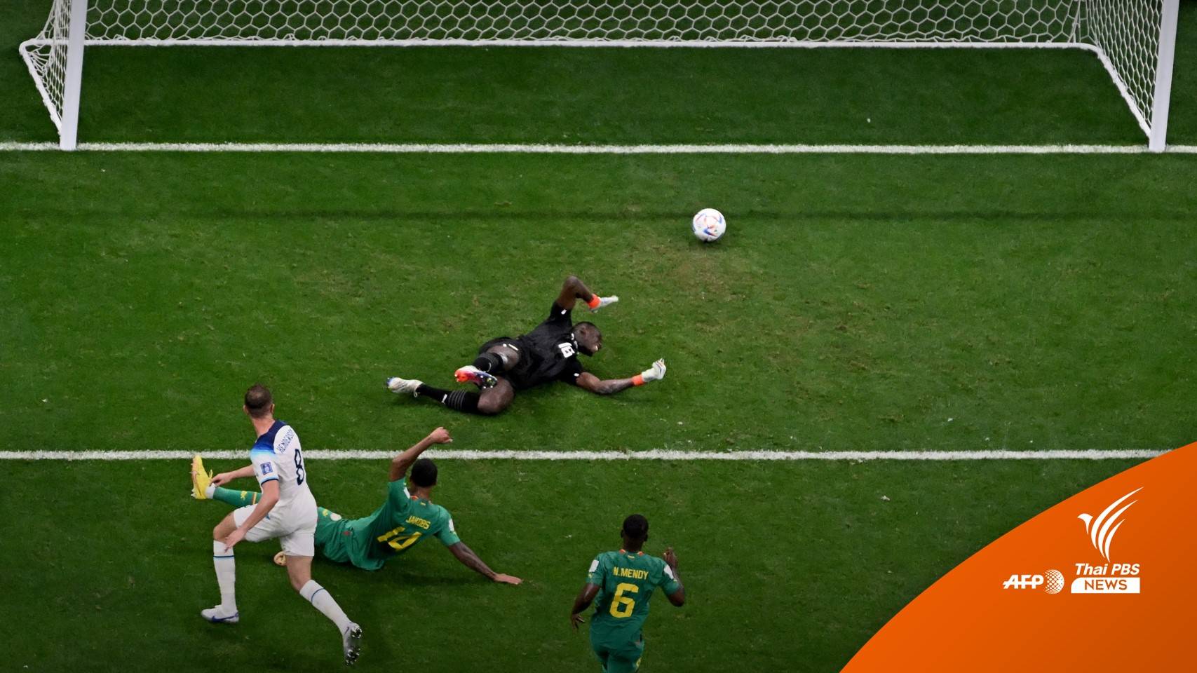 อังกฤษถล่มเซเนกัล 3-0 เข้ารอบ 8 ทีมสุดท้ายฟุตบอลโลก 2022