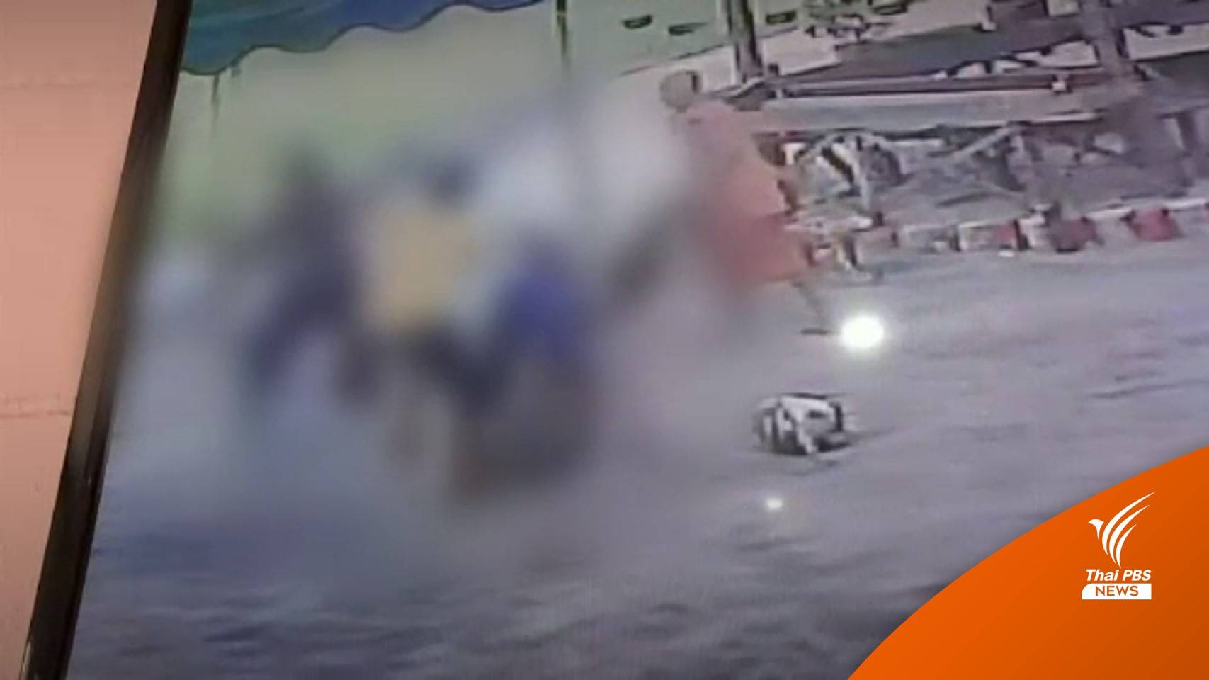 พระร่วมชาวบ้านรุมจับผู้ก่อเหตุขโมยเงินตู้บริจาค