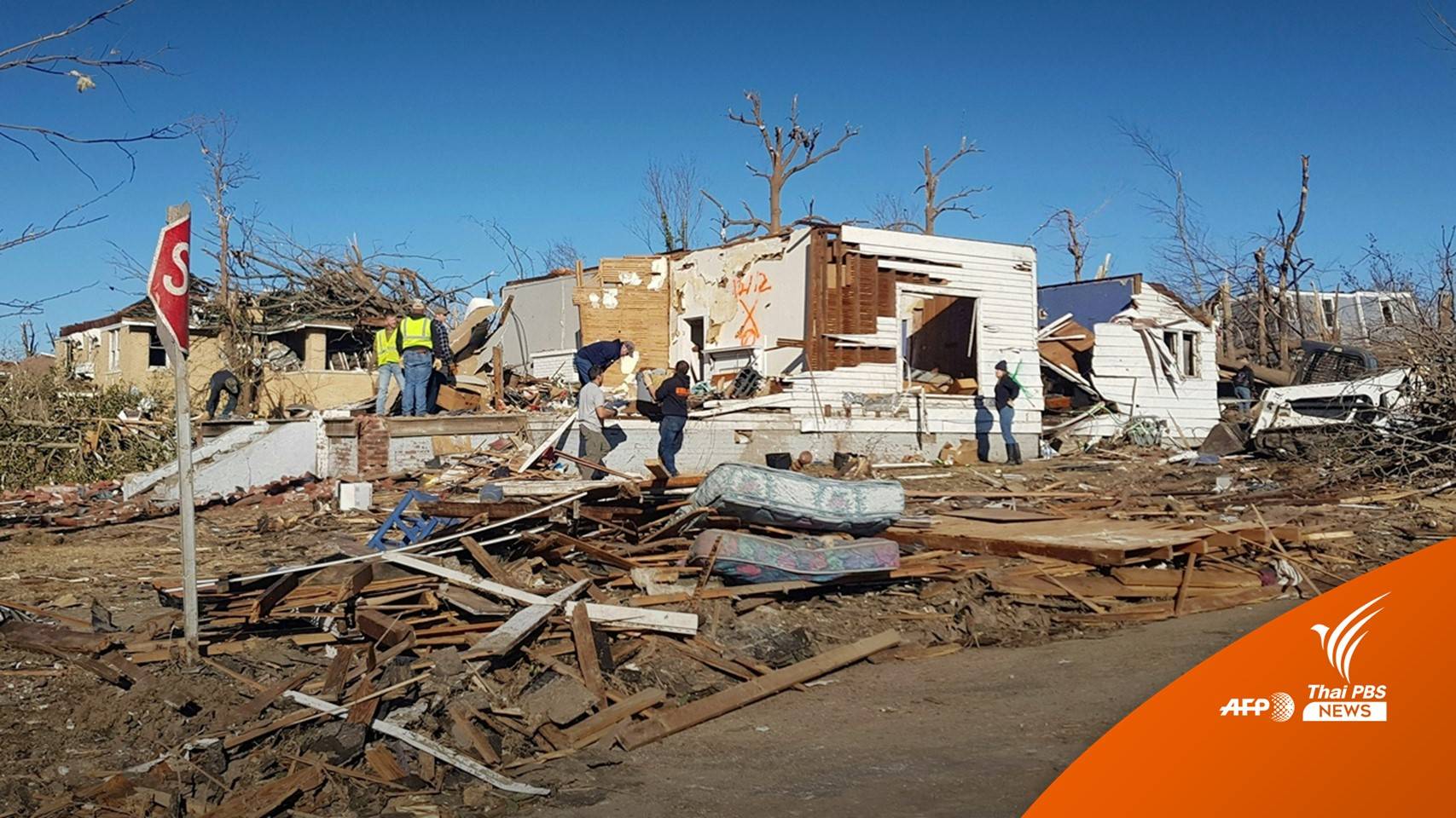 "รัฐเคนทักกี" คาดมีผู้เสียชีวิตจากทอร์นาโดถล่มทะลุ 100 คน