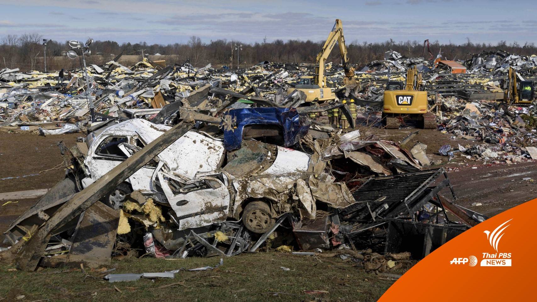 ทอร์นาโด 36 ลูก ถล่มสหรัฐฯ เสียชีวิตอย่างน้อย 70 คน
