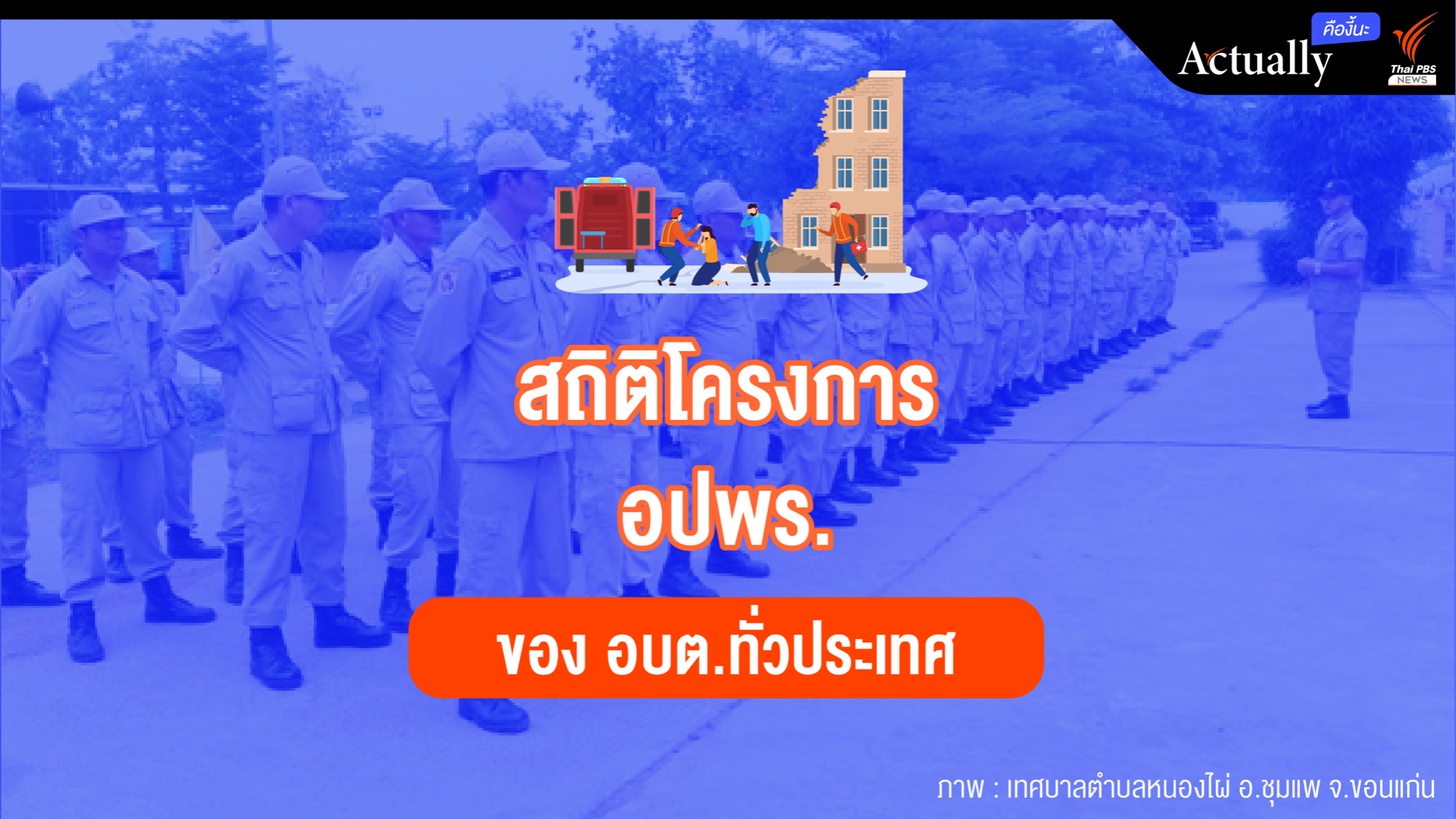 เปิดสถิติโครงการ อปพร.ของ อบต.ทั่วประเทศ