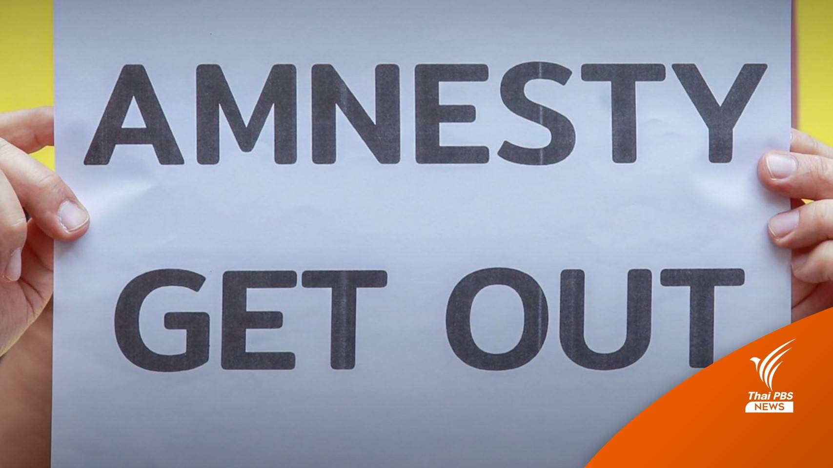 ล่าชื่อขับ "Amnesty" พ้นไทยปมแทรกแซงกิจการภายในประเทศ