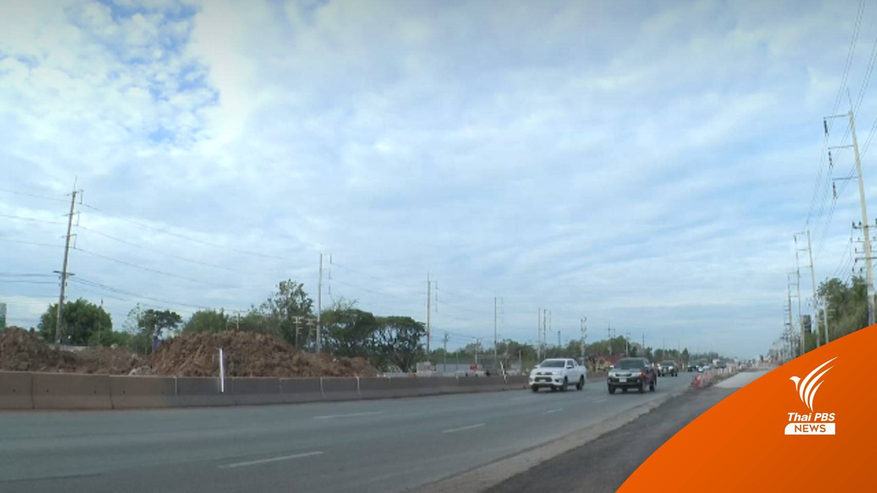 สภาพการจราจรถนนสาย 304 ยังคล่องตัว