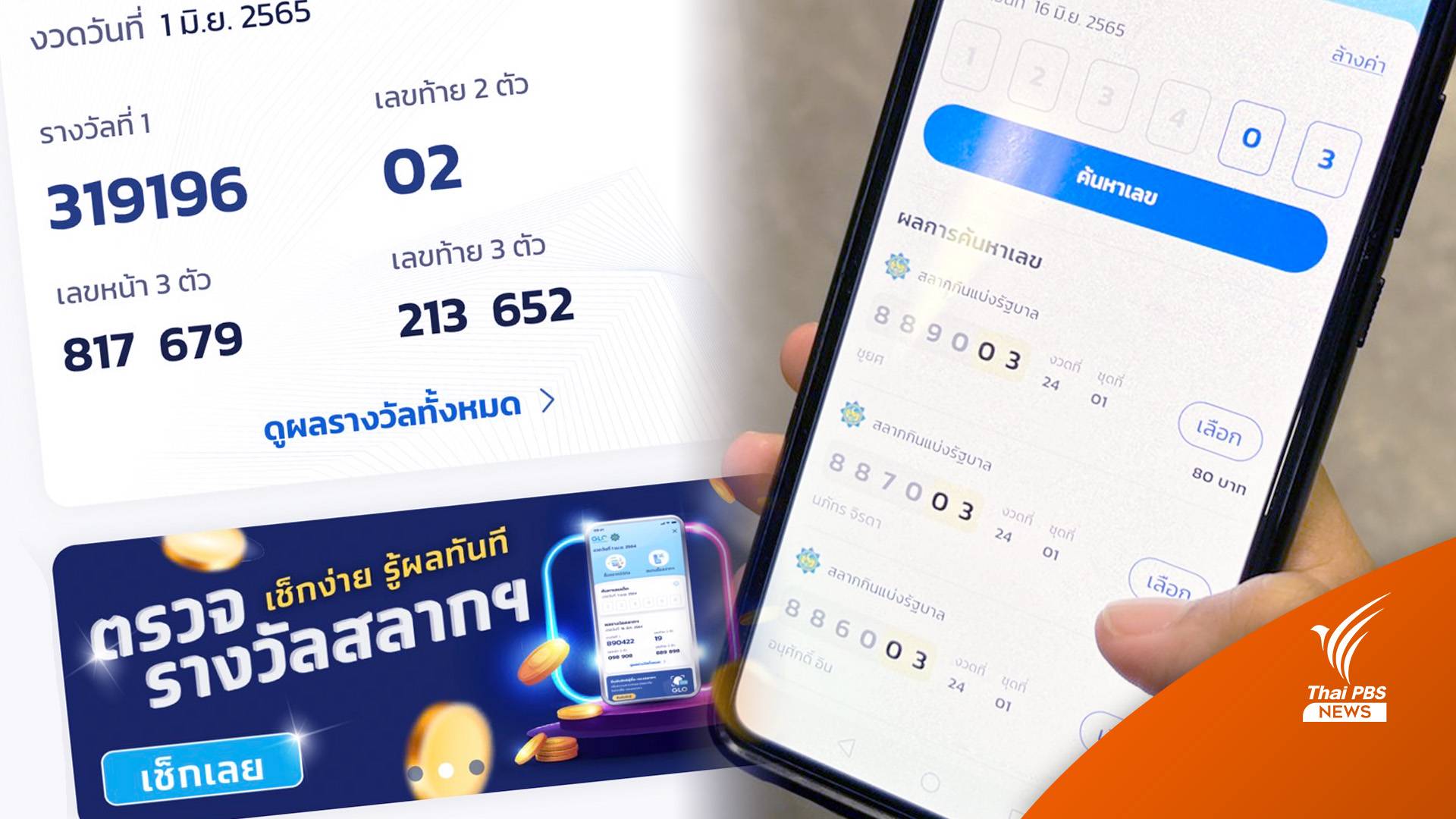 ขายสลากดิจิทัลวันแรก ผลตอบรับดี 6 แสนคน ซื้อ 2.4 ล้านใบ