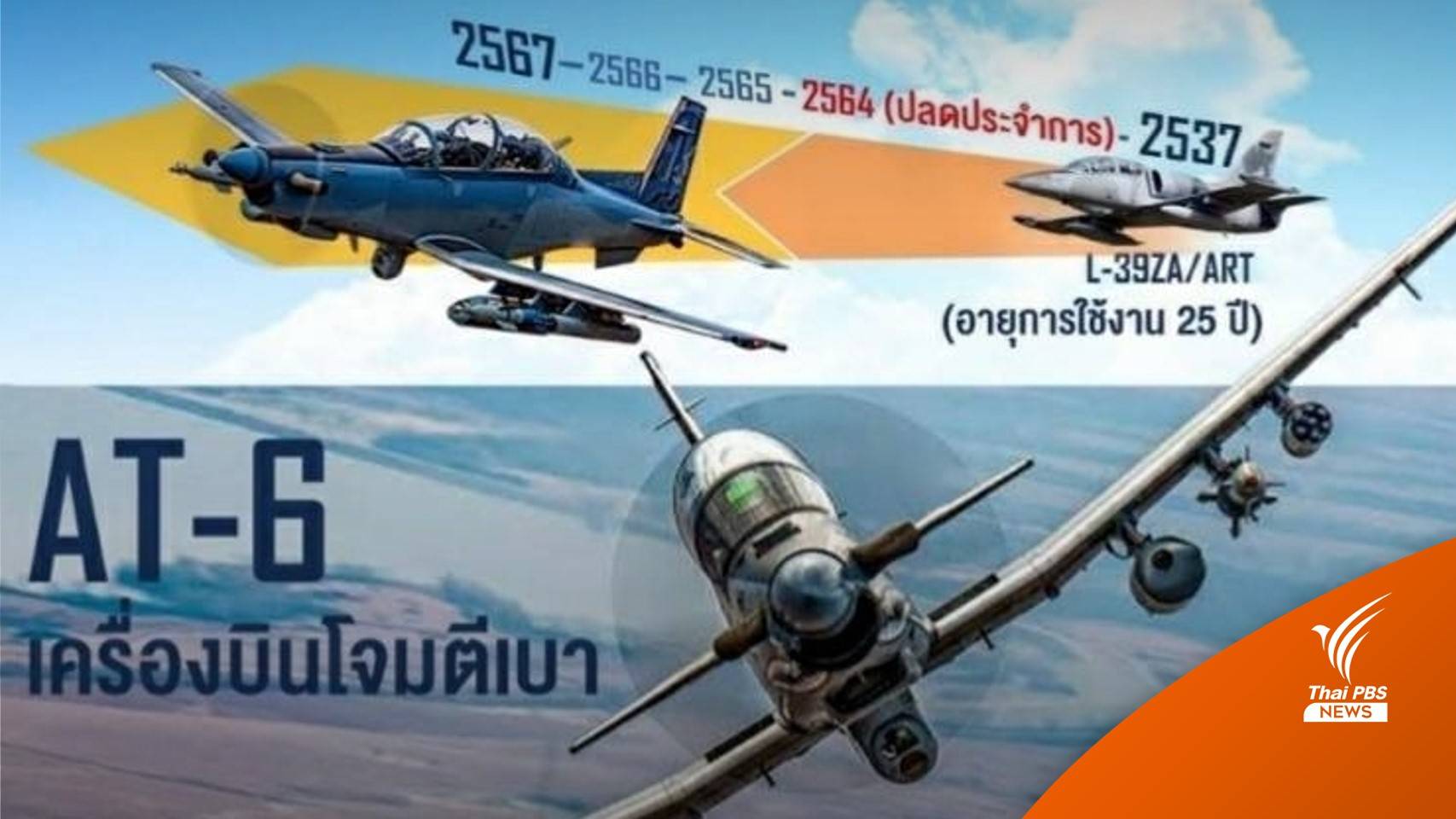 ทอ.แจงเหตุผล 4 ประเด็นจัดซื้อเครื่องบินโจมตี AT-6 จากสหรัฐฯ