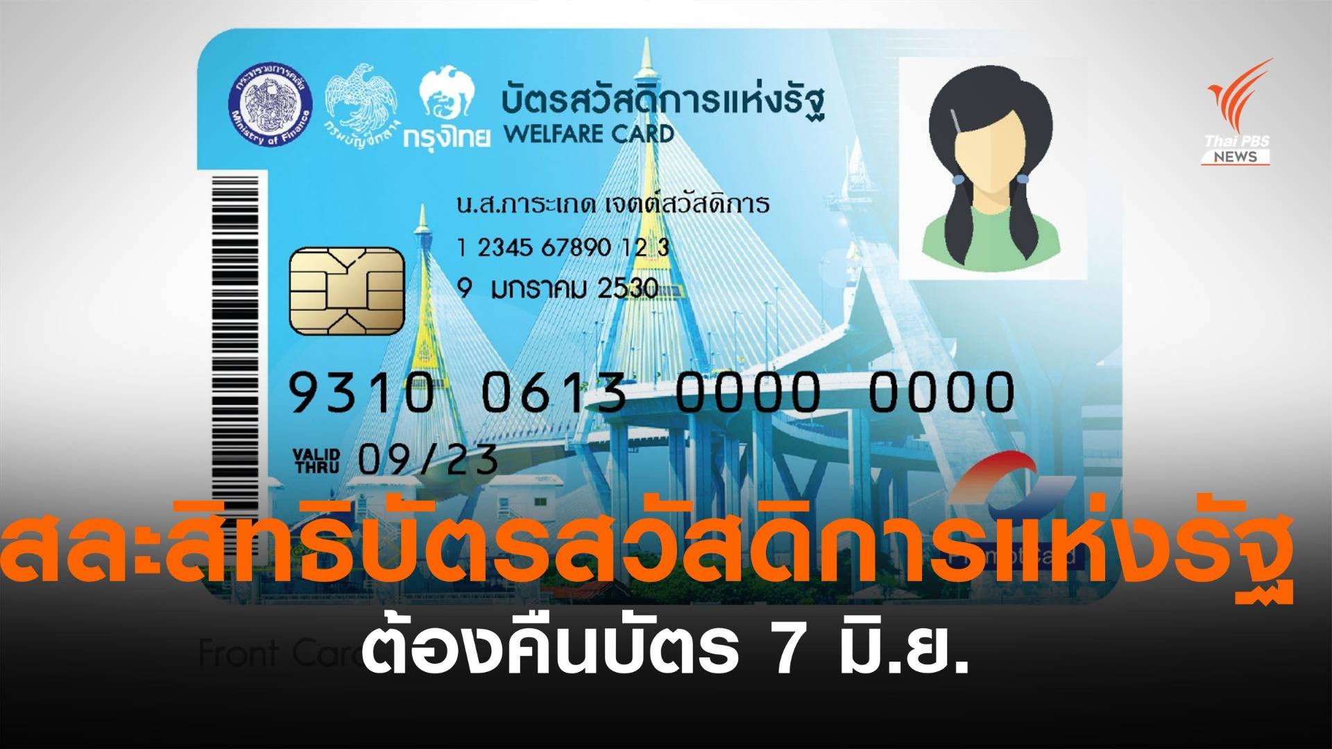 ผู้มีบัตรสวัสดิการฯ อยากใช้สิทธิ "ยิ่งใช้ยิ่งได้-คนละครึ่ง" ต้องคืนบัตร 7 มิ.ย.