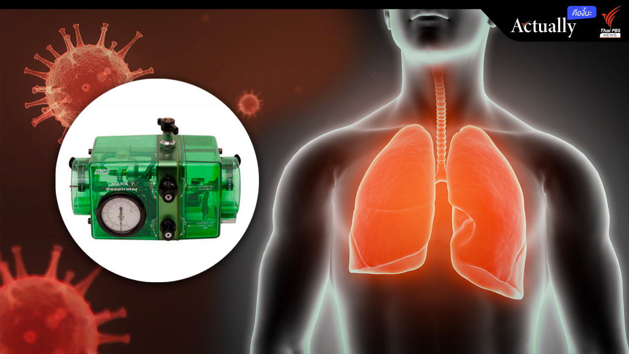 เครื่องช่วยหายใจในโรงพยาบาลรับมือ COVID-19