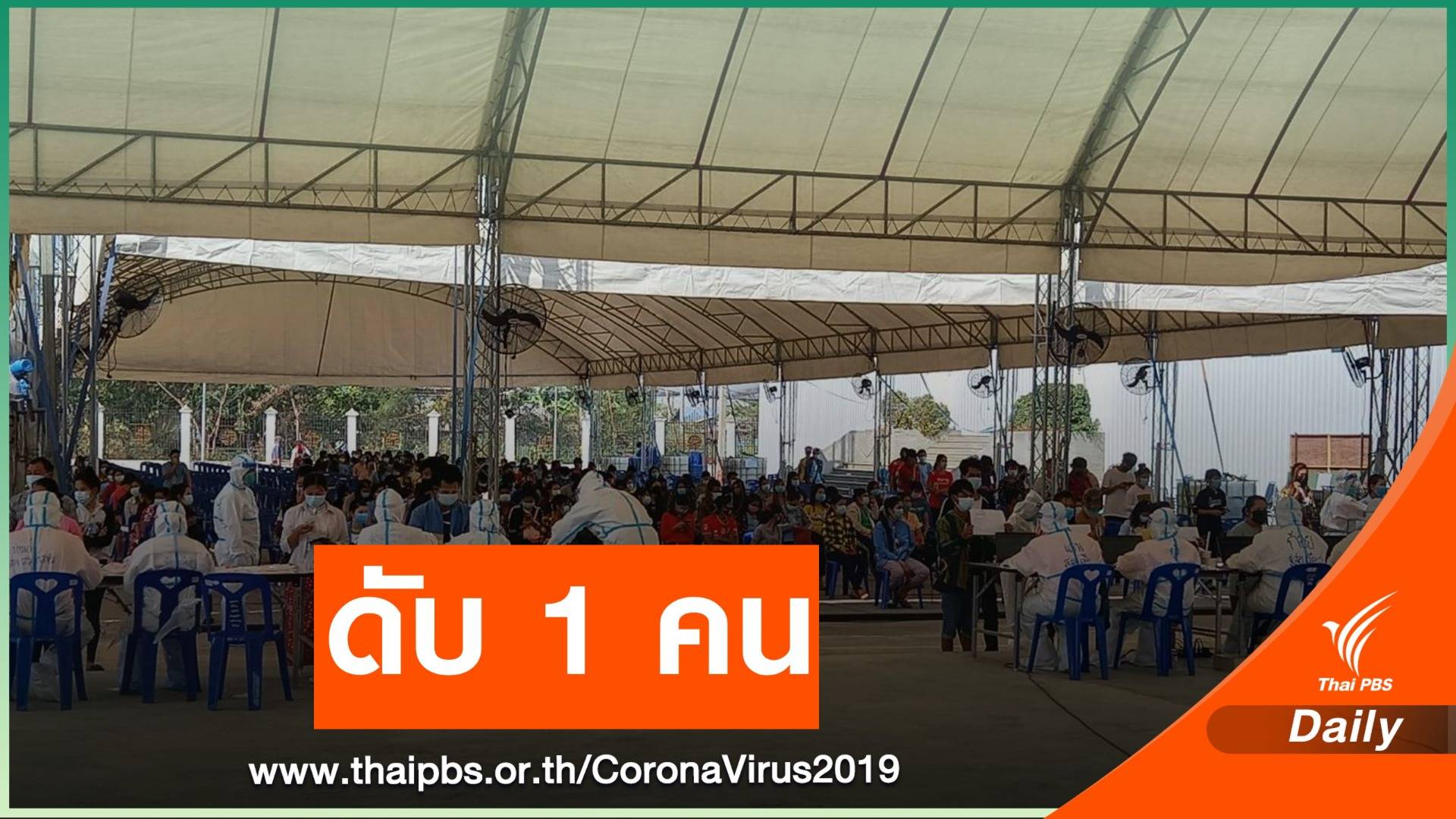 แรงงาน "เมียนมา" ตาย 1 ติดเชื้อ COVID-19  เพิ่ม 930 คน 