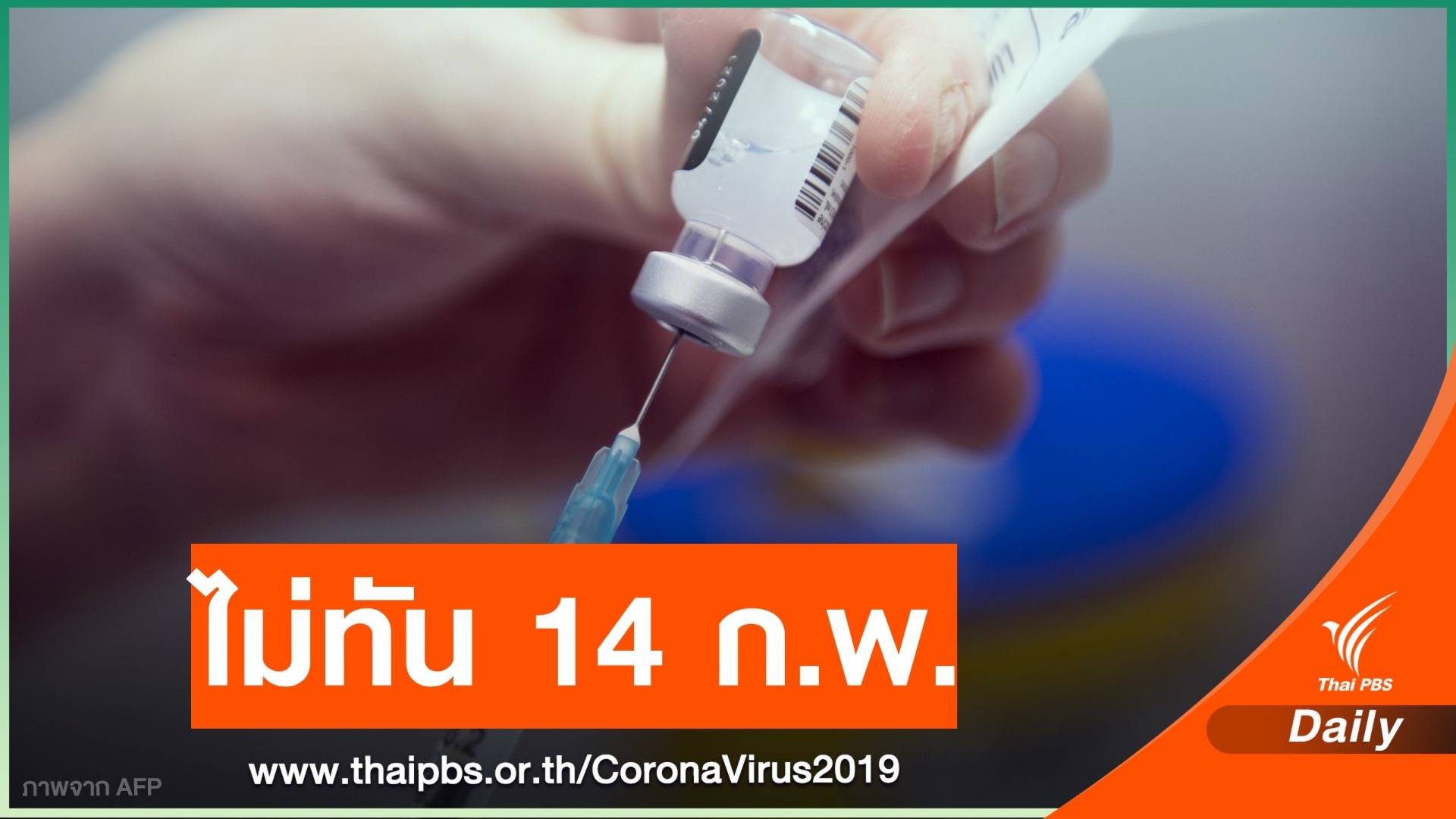 ชี้ "วัคซีนโควิด" ล่าช้าไม่ทัน 14 ก.พ.นี้-เพิ่มเกณฑ์อ้วนได้ฉีดก่อน